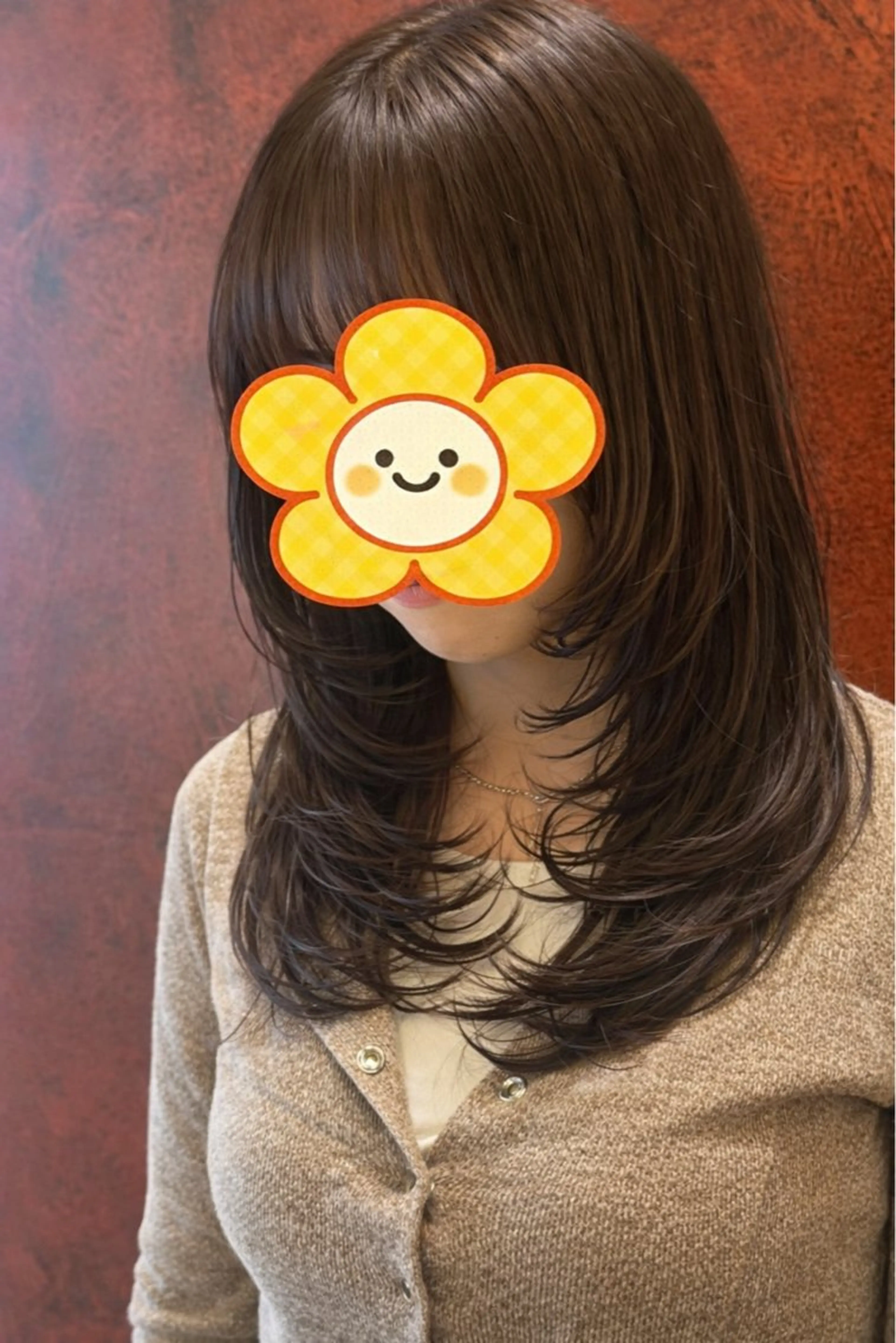 ロング レイヤーカット 和田 直也のヘアスタイル