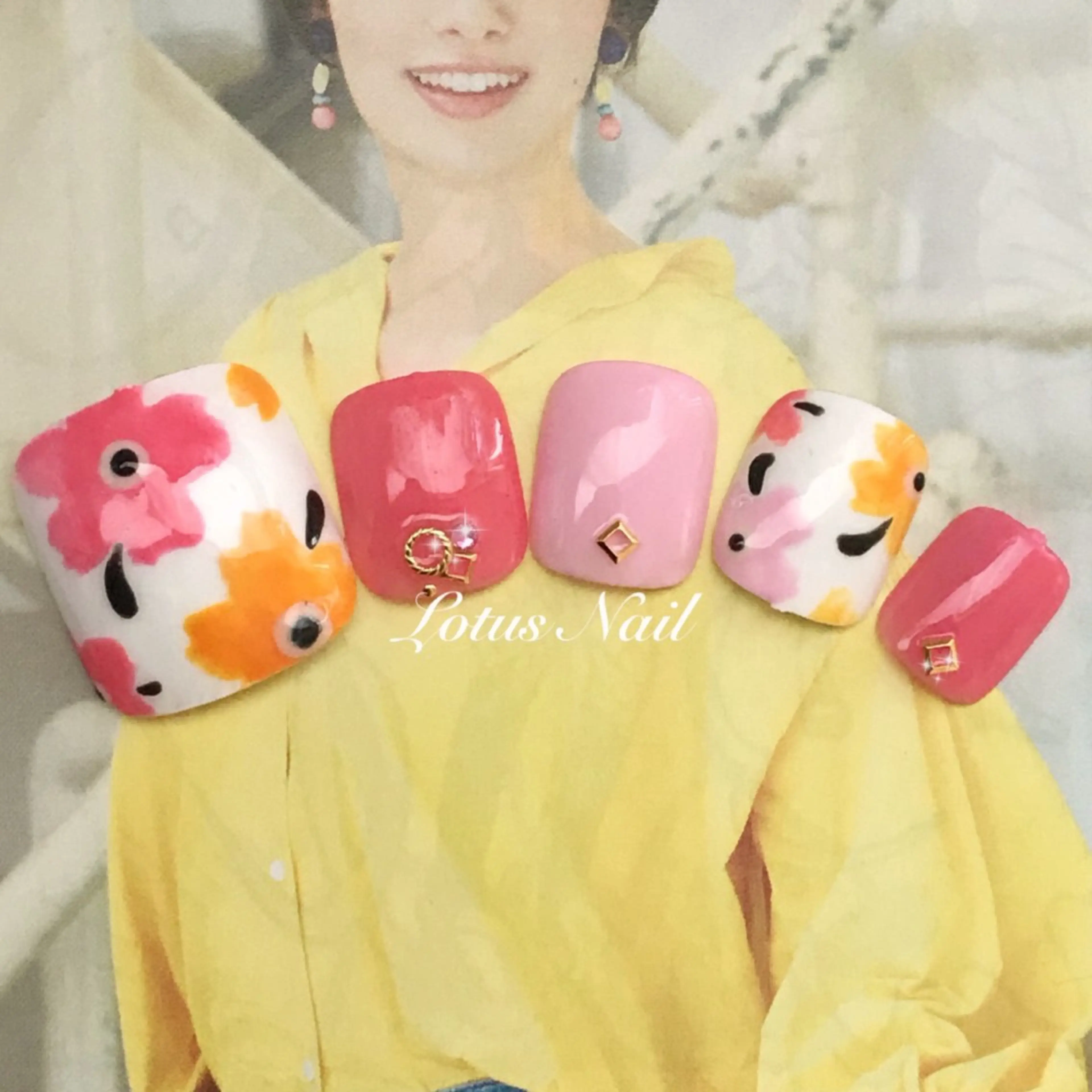 ネイル フットネイル Lotus Nailのネイルデザイン