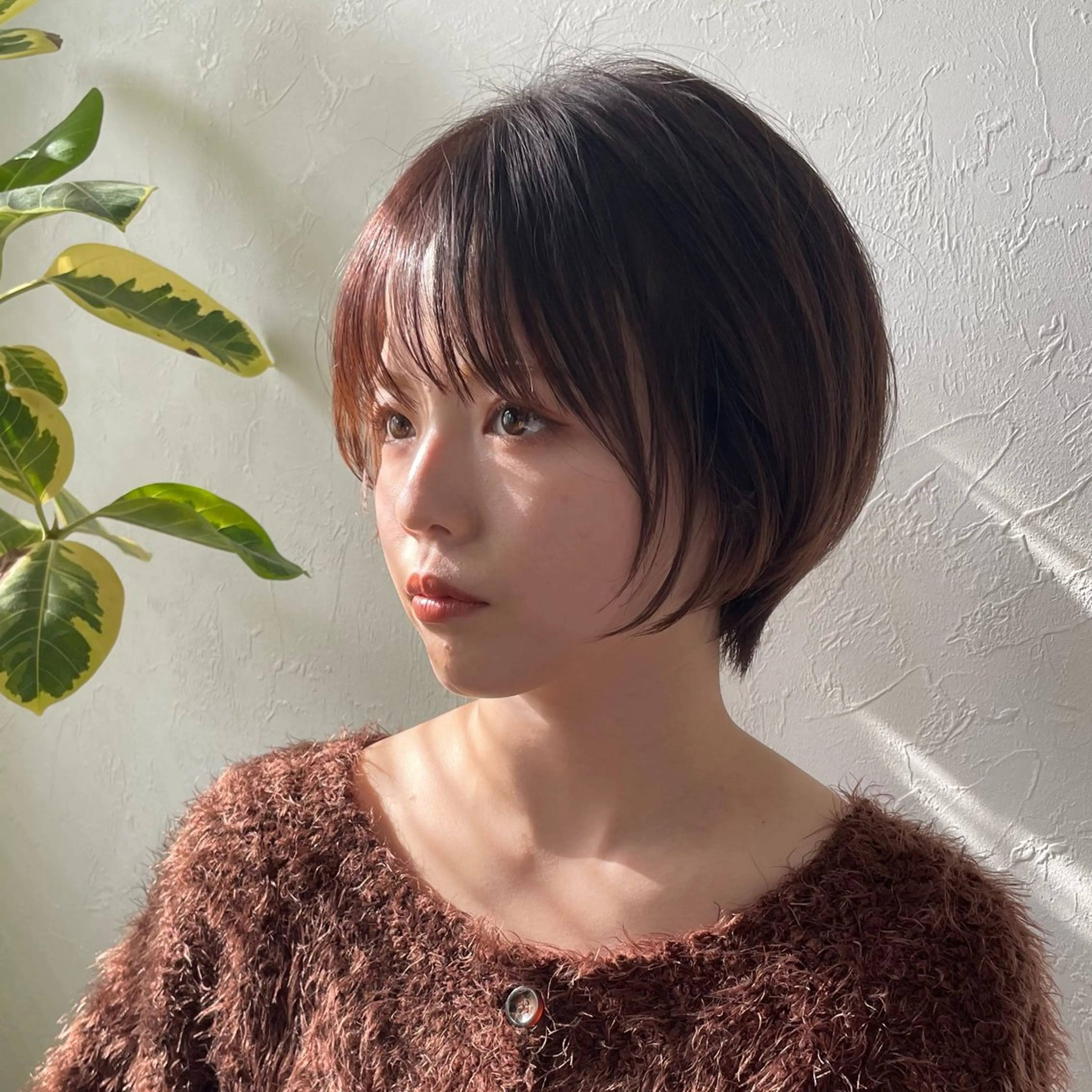 ショート カラー 切りっぱなしボブ アディクシーカラー アッシュ アッシュグレー ベージュカラー カット ボブ/ミルクティー /博多/DAI/店長のヘアスタイル