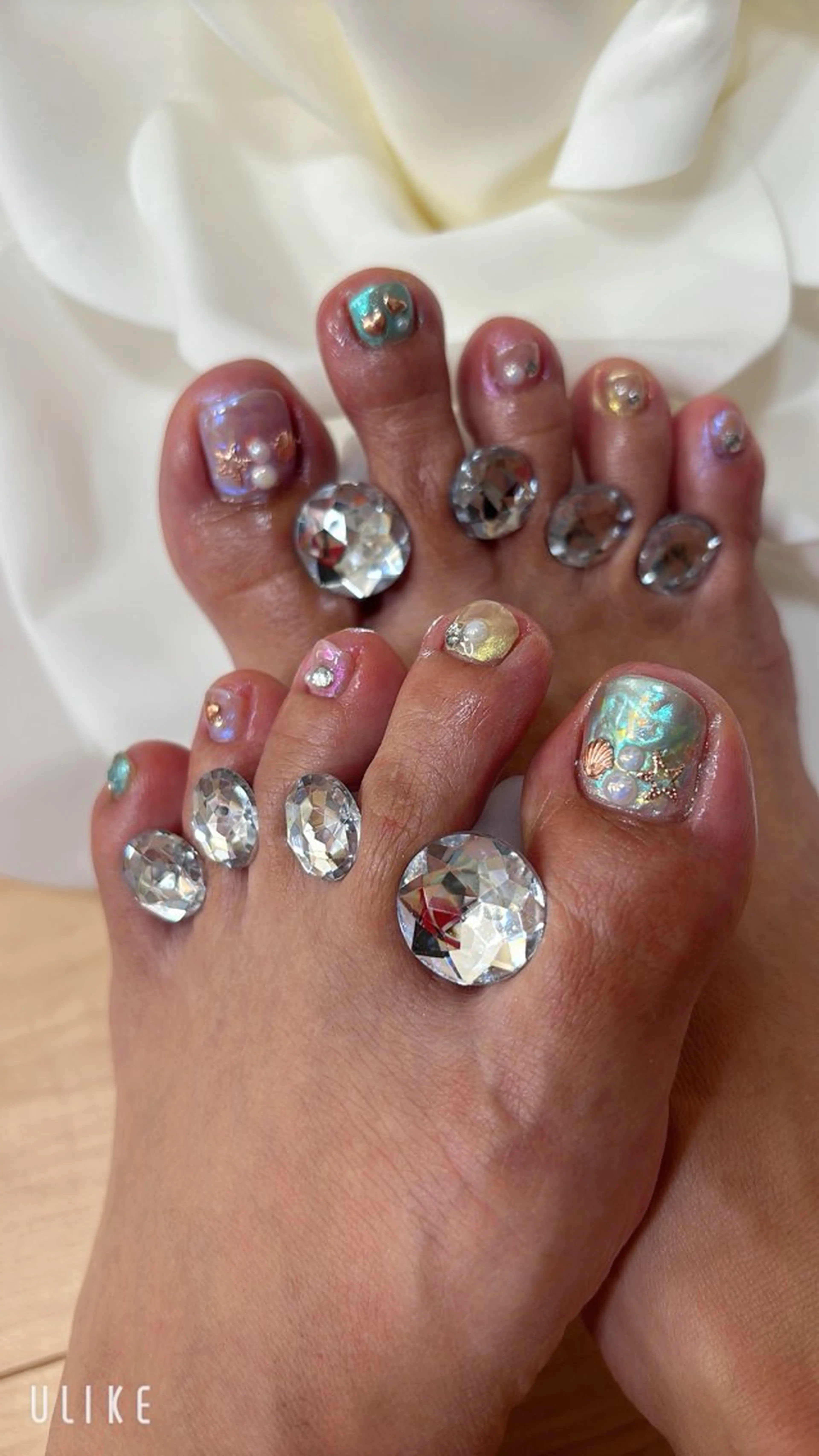 フットネイルデザイン(アート4本まで)の写真