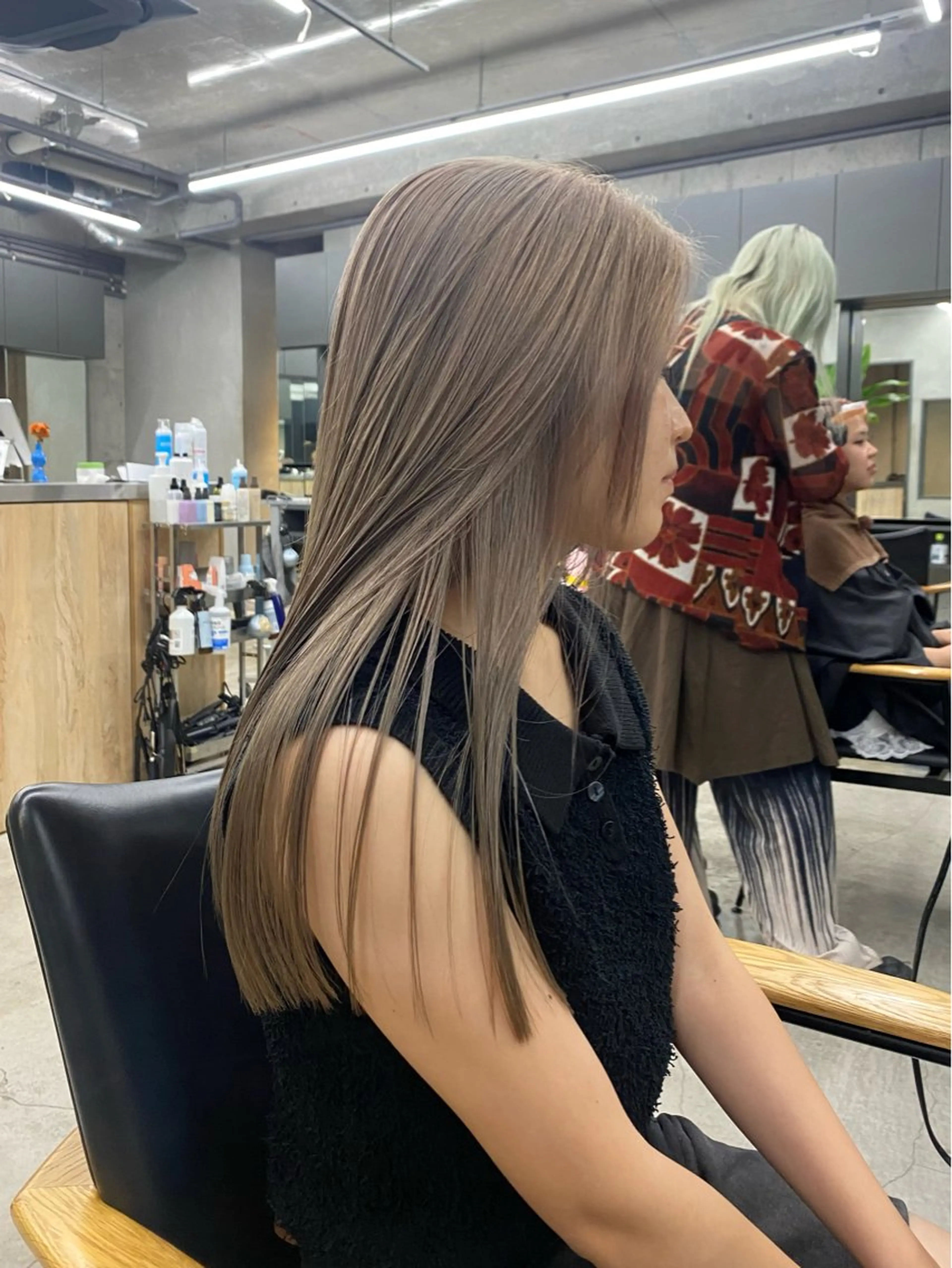 ロング カラー カット ヘアカラー トリートメント 村田 りょうやのヘアスタイル