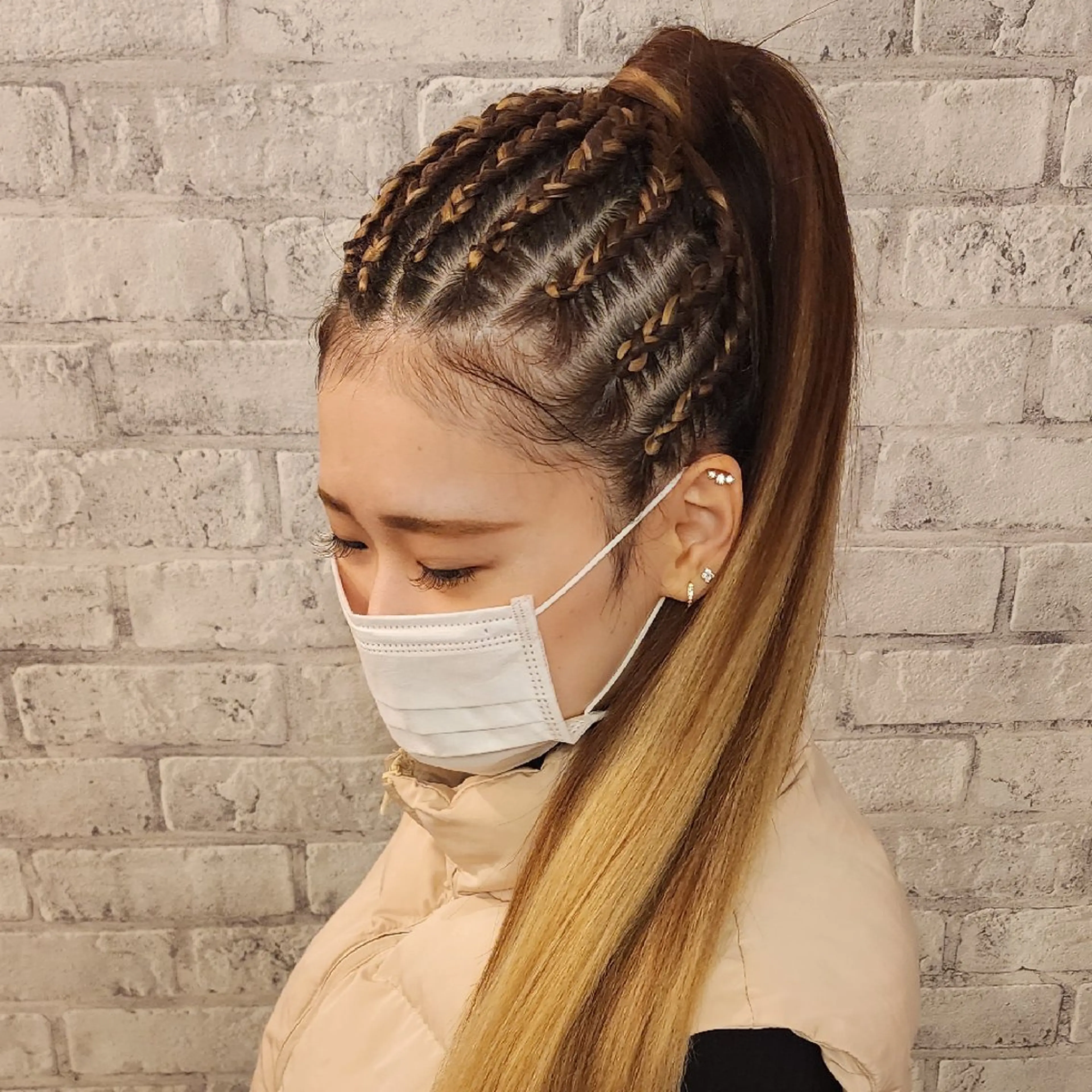 ヘアアレンジ ロング エクステ エクステ ヘアセット ESTELA... OHARA のヘアスタイル