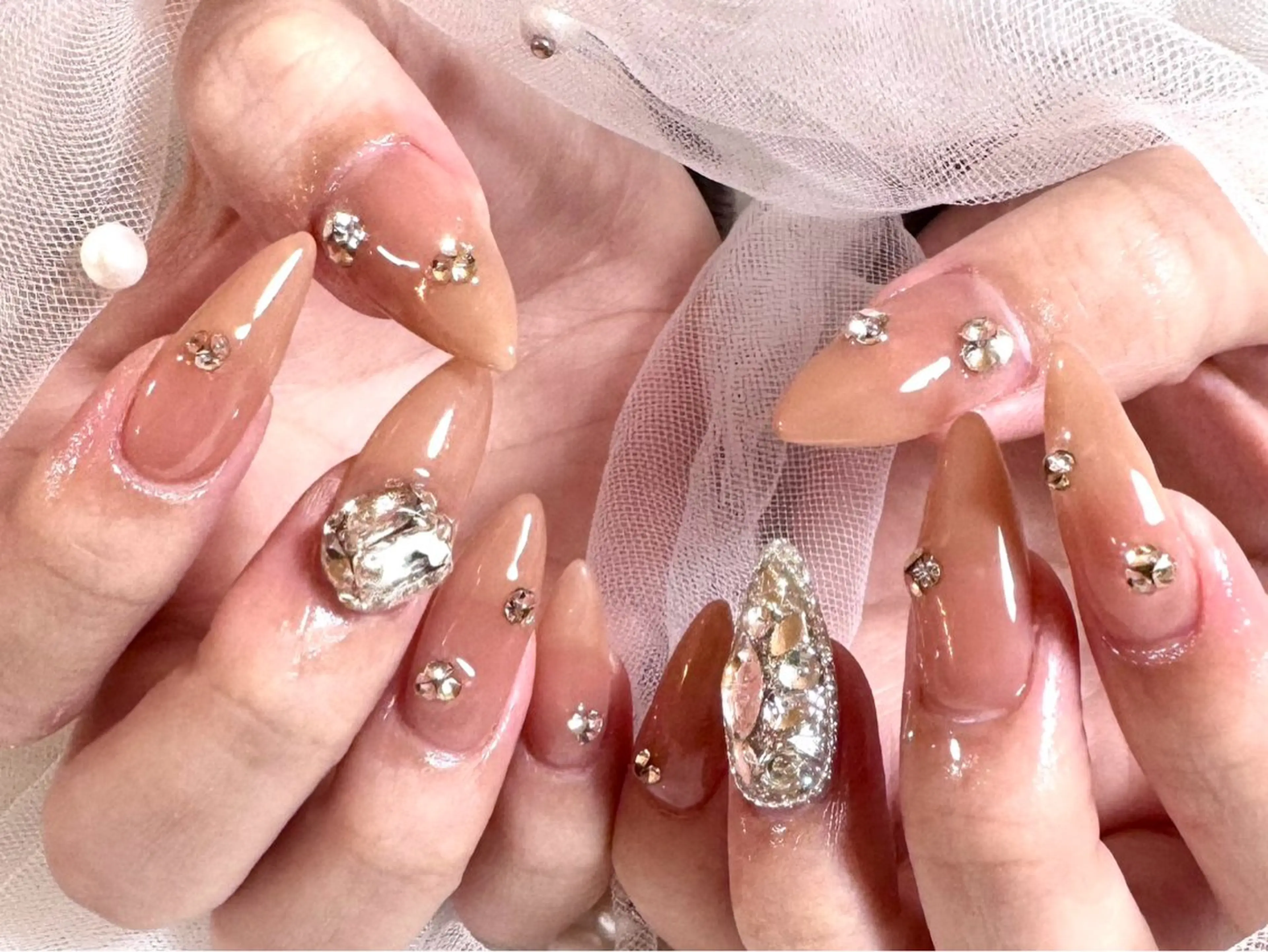 ネイル パリジェンヌ/まつパ RoseLashのネイルデザイン