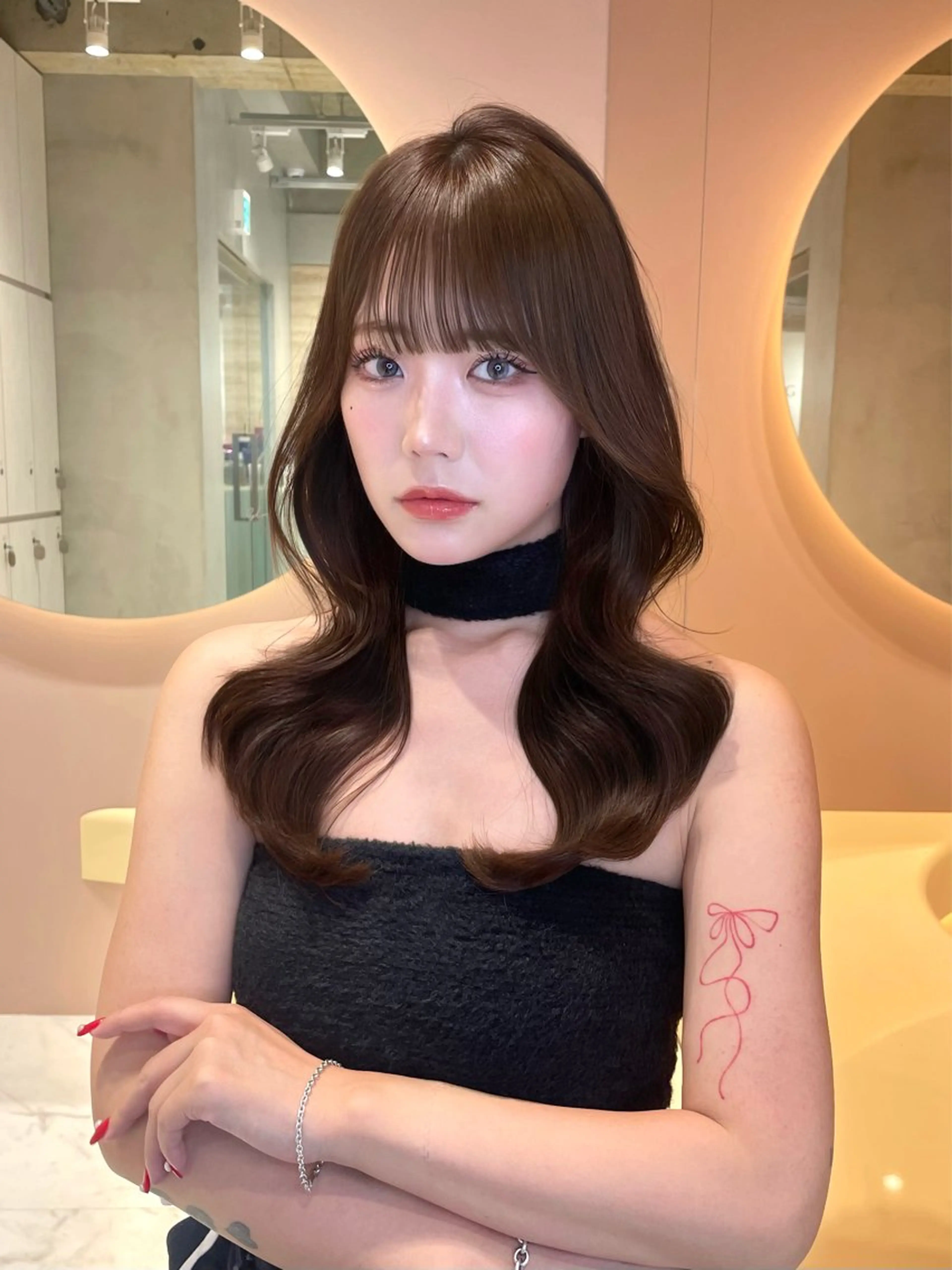 セミロング カラー カット ヘアカラー トリートメント 縮毛矯正ブリーチなし 🍒❤ゆうきのヘアスタイル