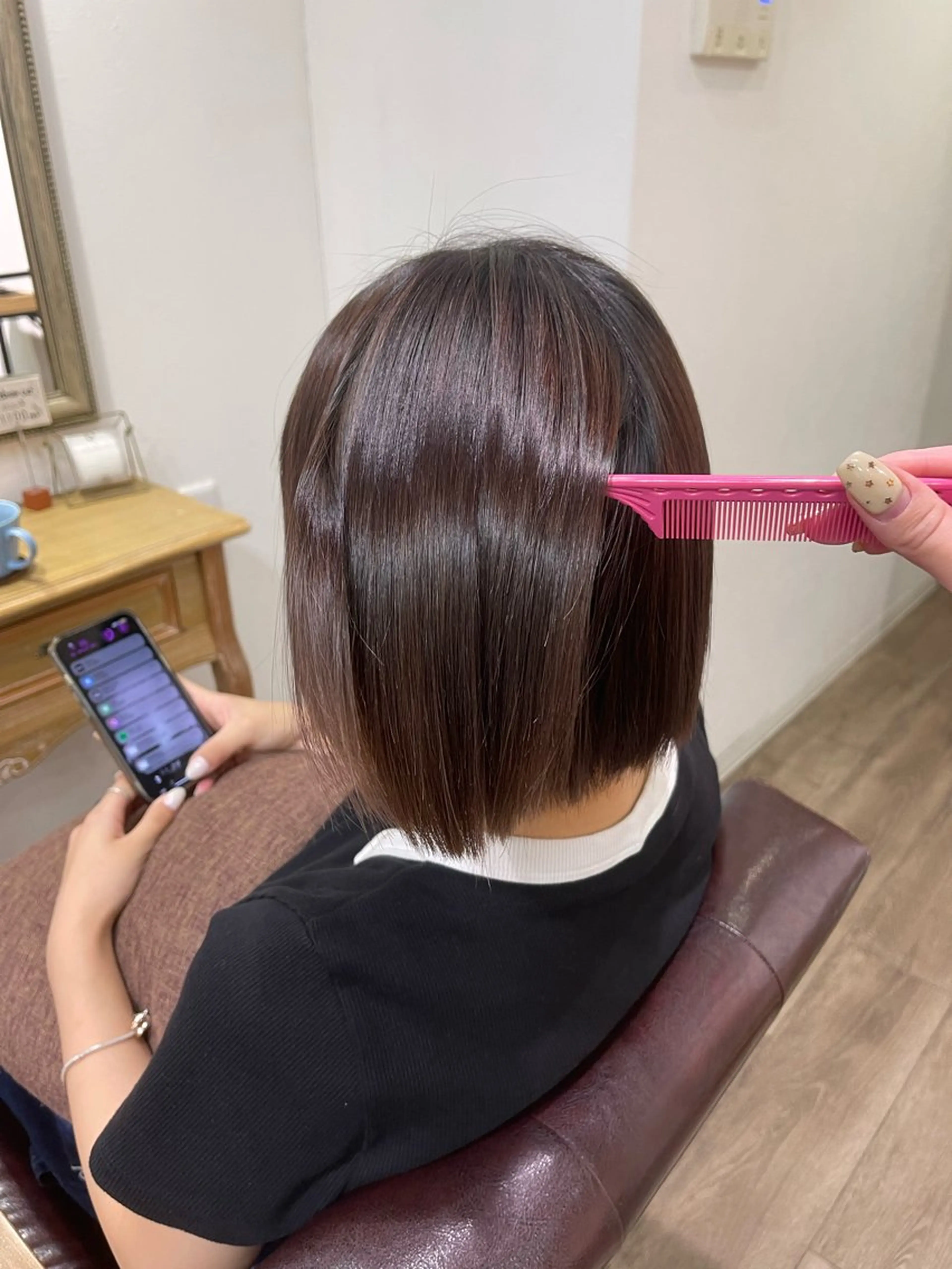 ショート 縮毛矯正 Felice Erikaのヘアスタイル