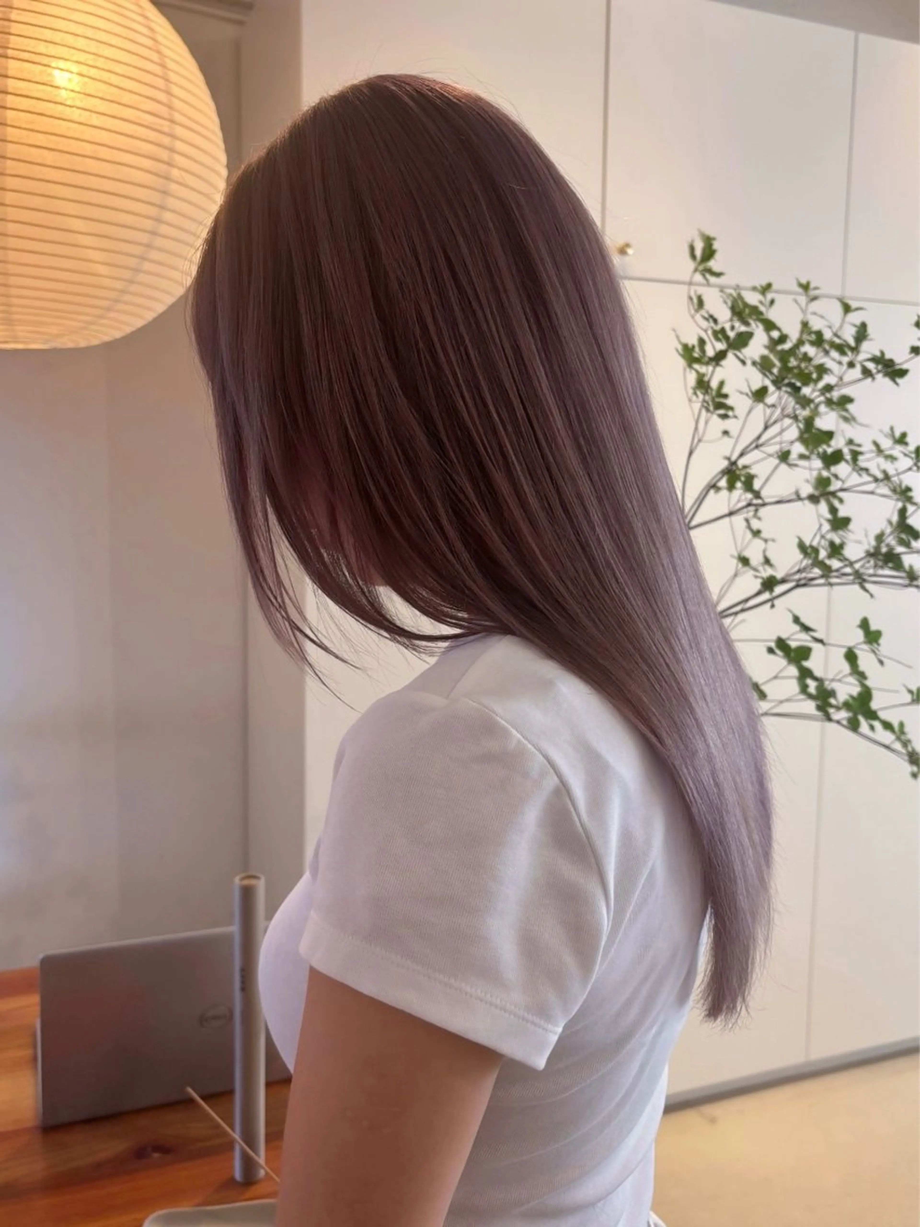 ロング カット ヘアカラー トリートメント 🍑透明感hair ・NENE🍑のヘアスタイル