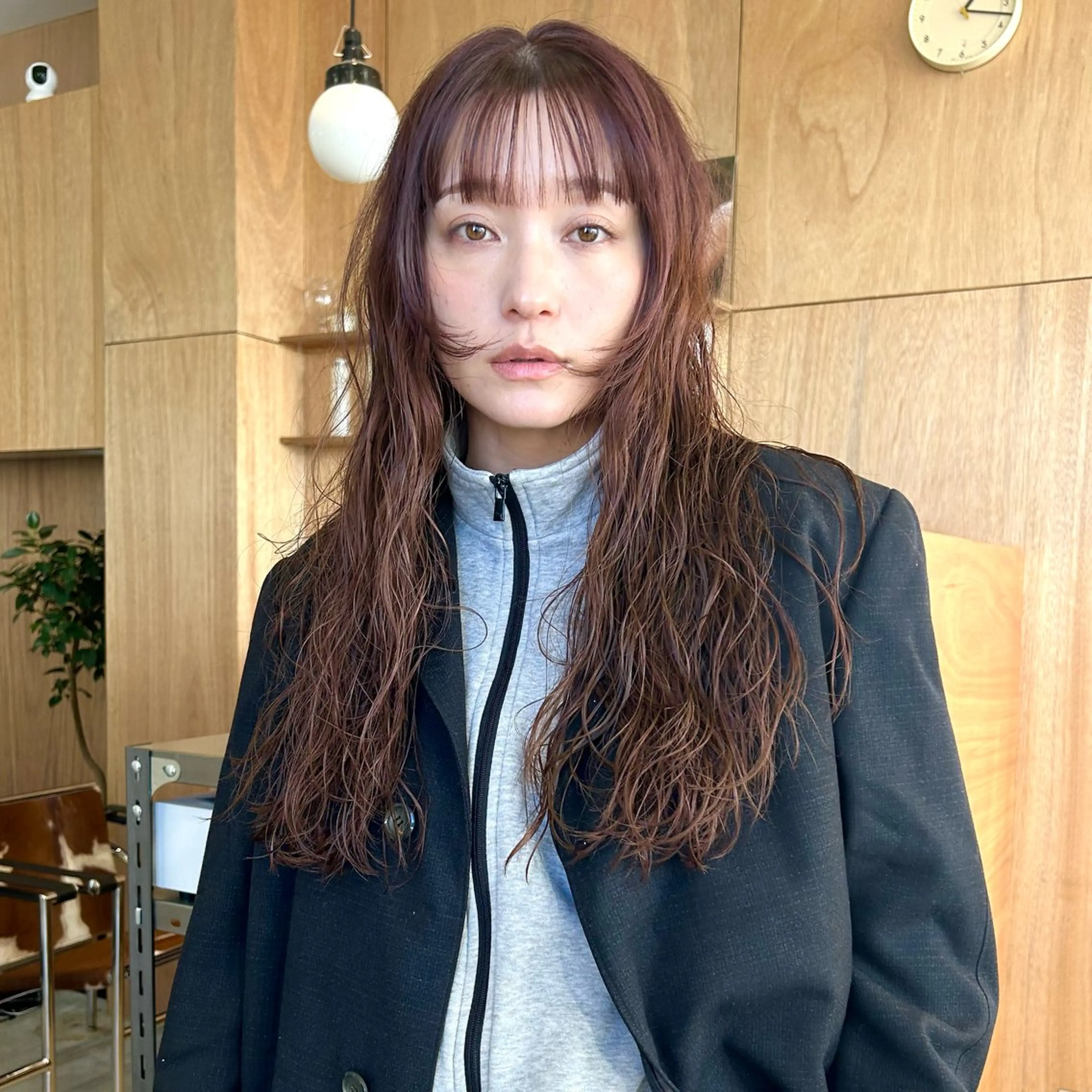 ロング パーマ カット パーマ トリートメント hina/パーマ /ニュアンスパーマのヘアスタイル