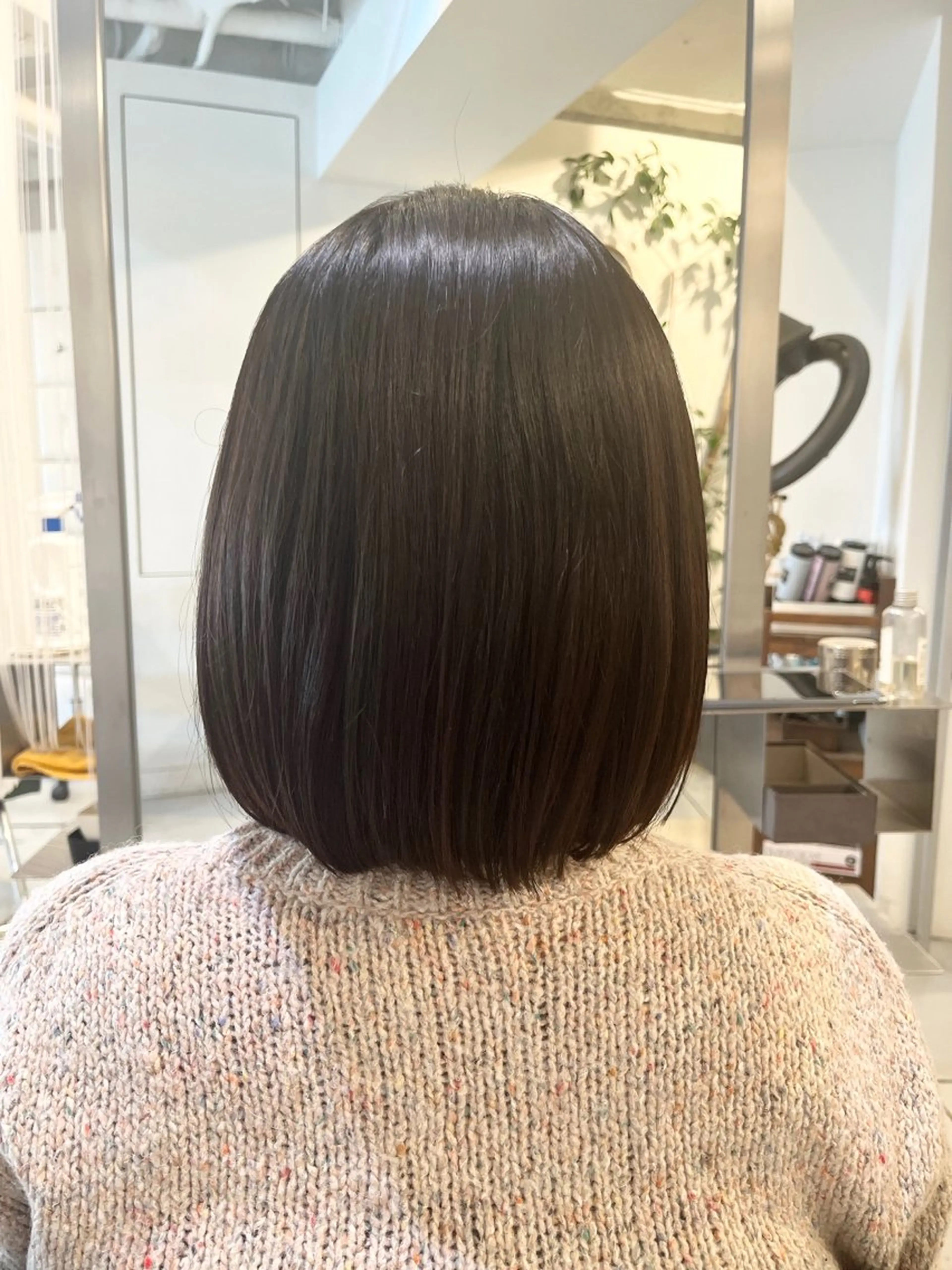 ミディアム 加藤 麻美のヘアスタイル