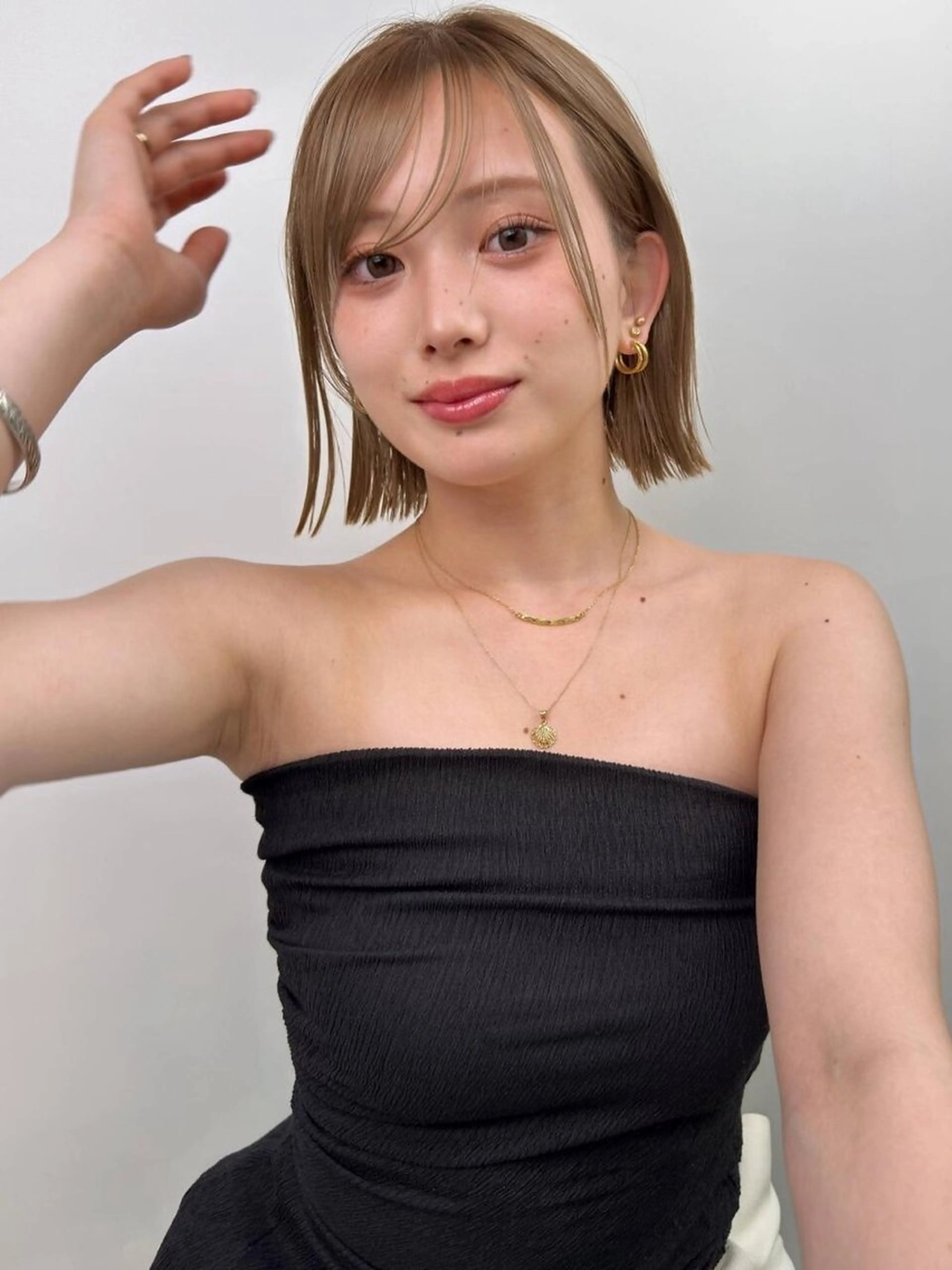 💜モデル限定価格💜ボブカット✂️（シャンプートリートメント付き✨※2センチ以上必須の写真