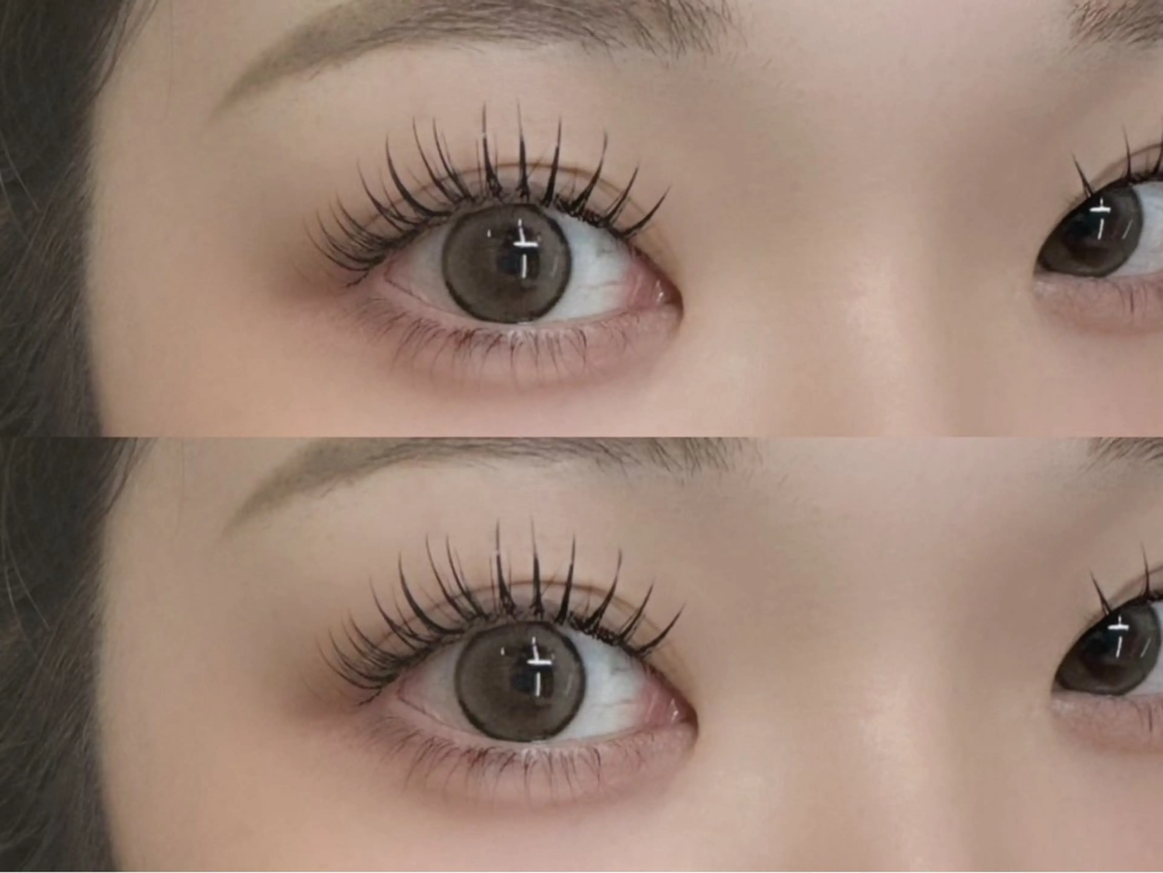 【LED変更可能】フラットラッシュ上120本+下30本🎀     オフ+コーティング付き💫 6000円の写真