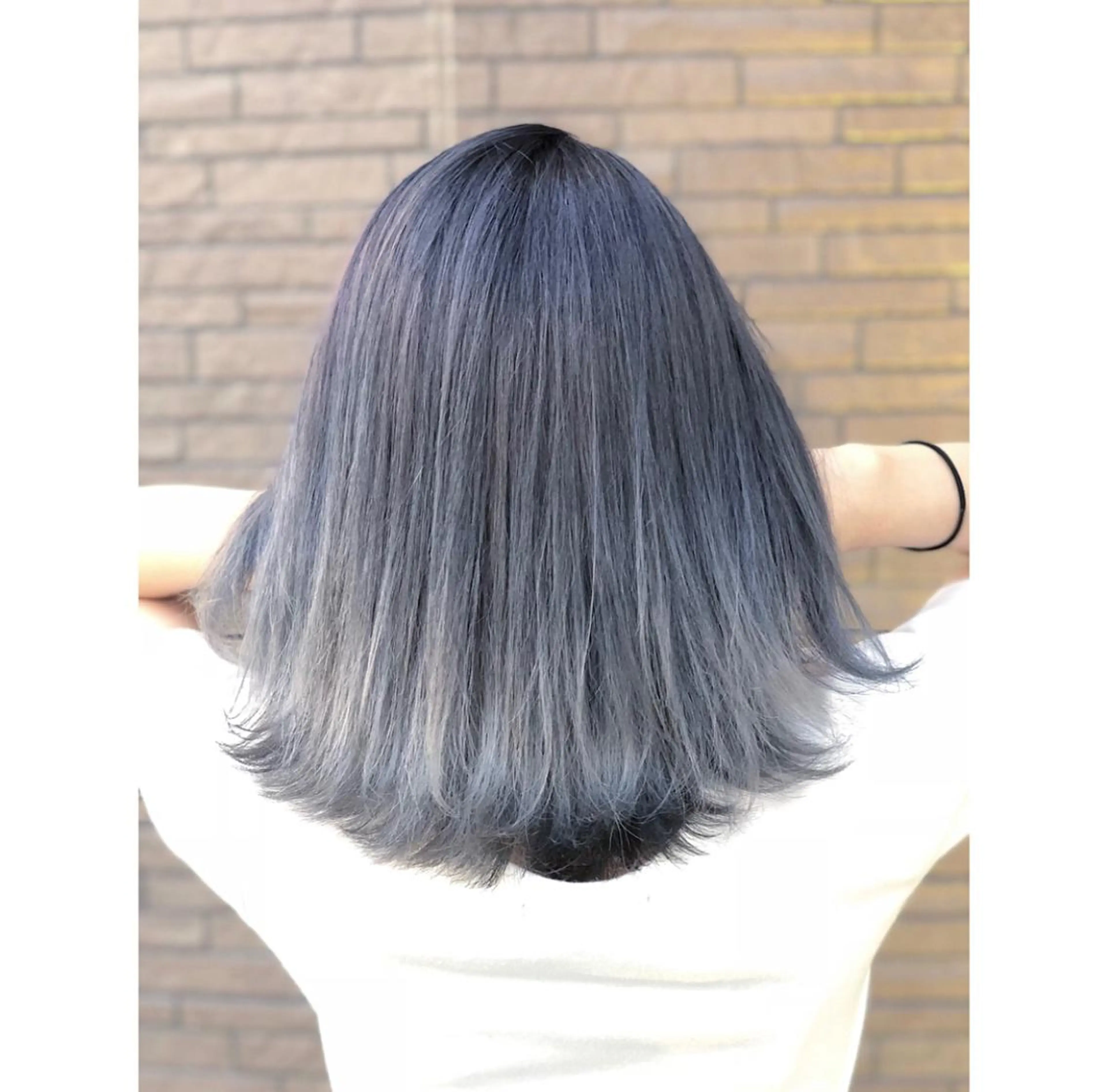 ショート カラー バレイヤージュ デザインカラー グラデーションカラー ハイライトカラー ハイトーンカラー アンドウ ユウ/ レイヤーカット/韓国のヘアスタイル