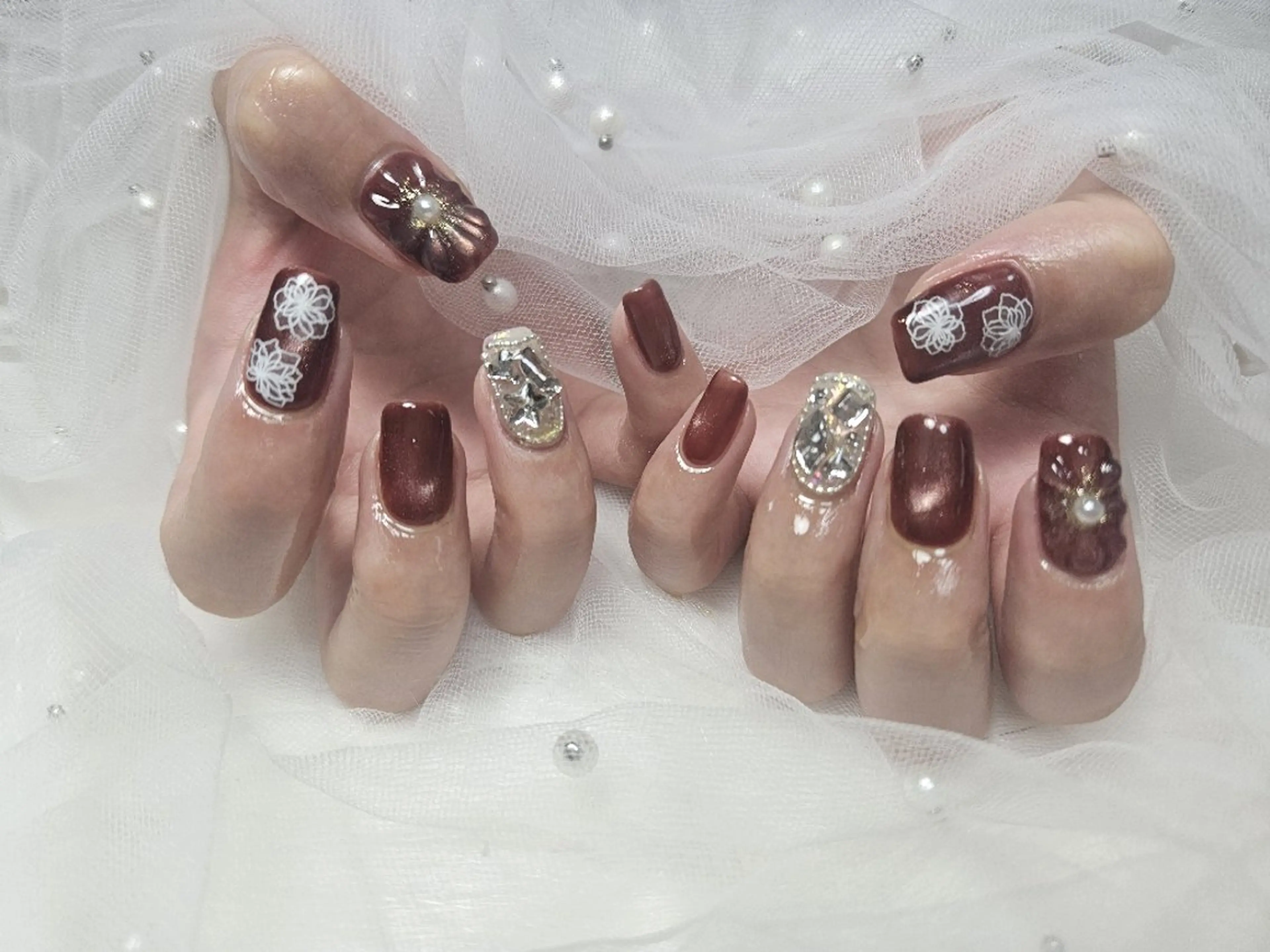 ネイル e_nail🍀自宅 サロン八潮eri☆　のネイルデザイン