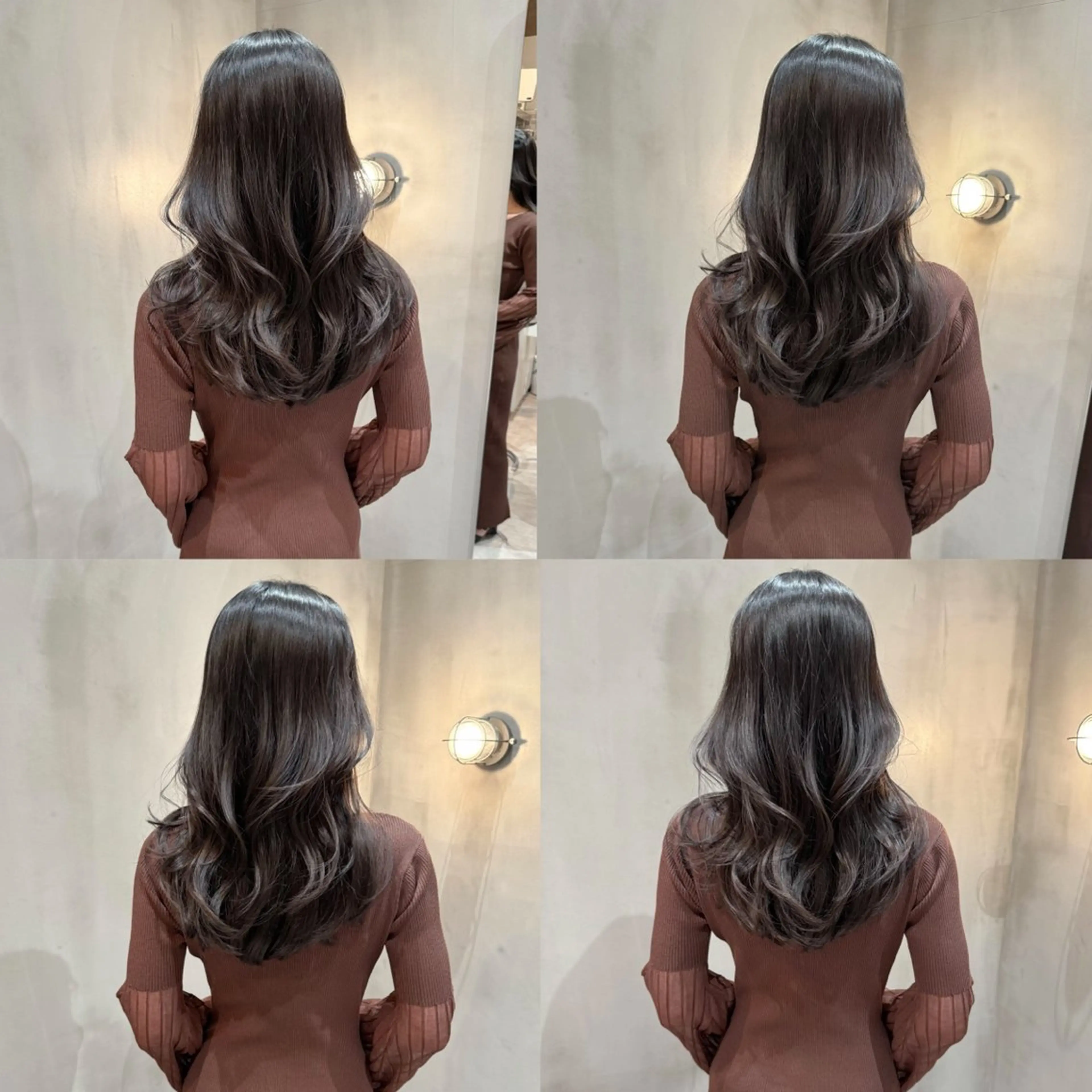 セミロング 韓国風ヘア レイヤーカット カット ヘアカラー トリートメント LOMA🇰🇷 銀座クボタのヘアスタイル