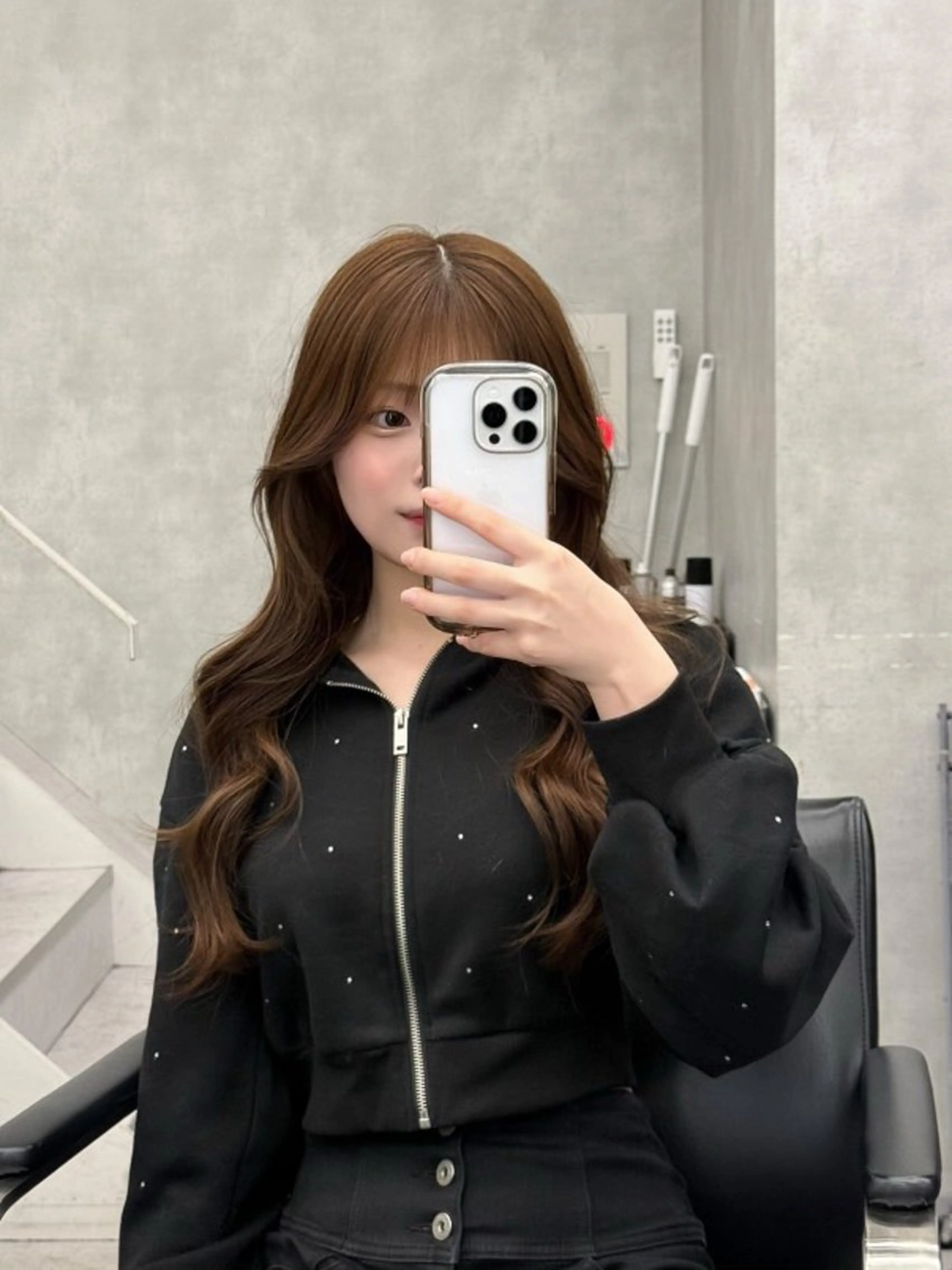 ロング ヘアアレンジ 艶カラー/髪質改善 顔まわり/内藤　輝のヘアスタイル