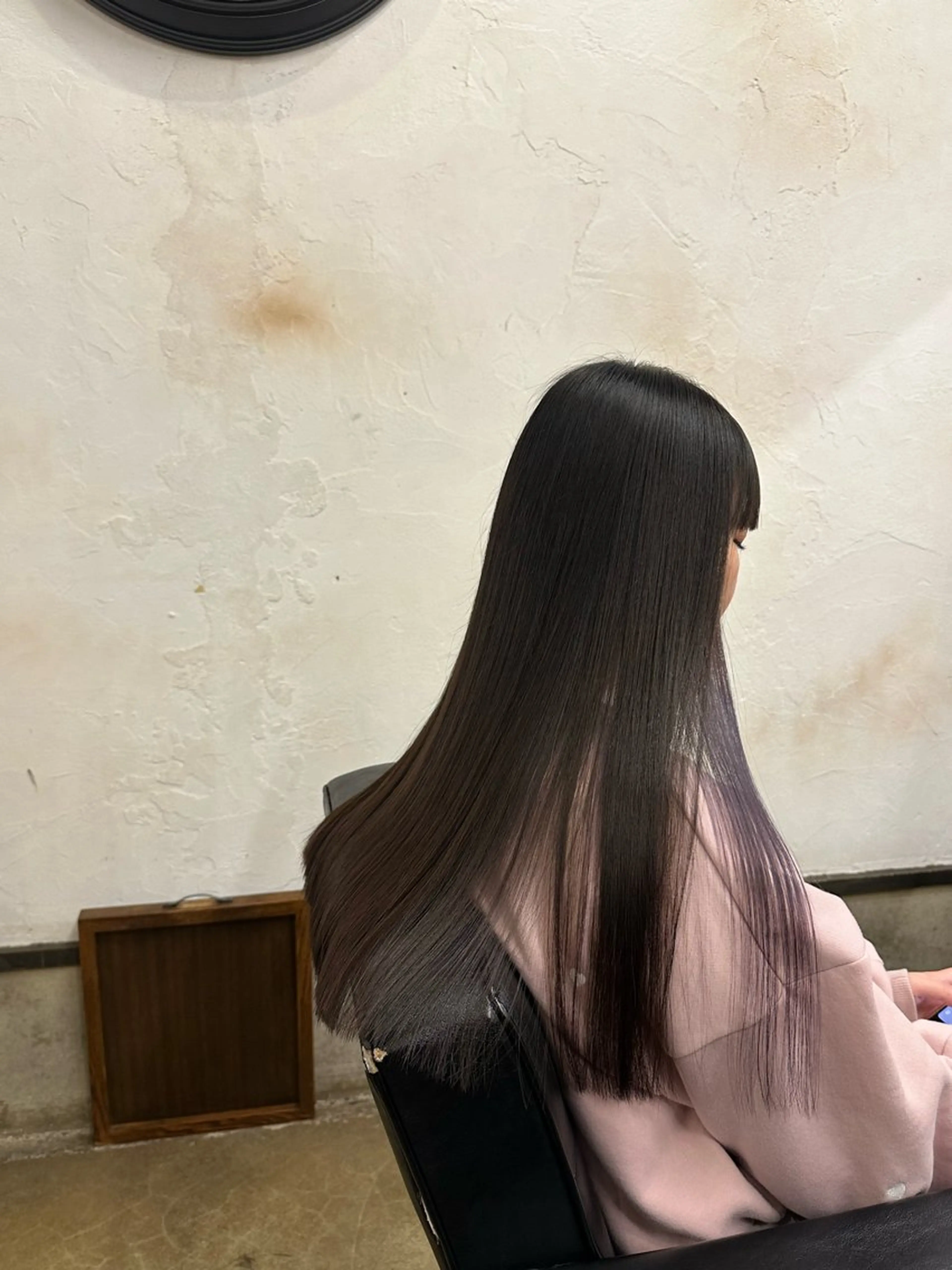 ロング カラー 透明感カラー パープルカラー 髪質改善 トリートメント 🦖ノザワ リンカ🦖のヘアスタイル