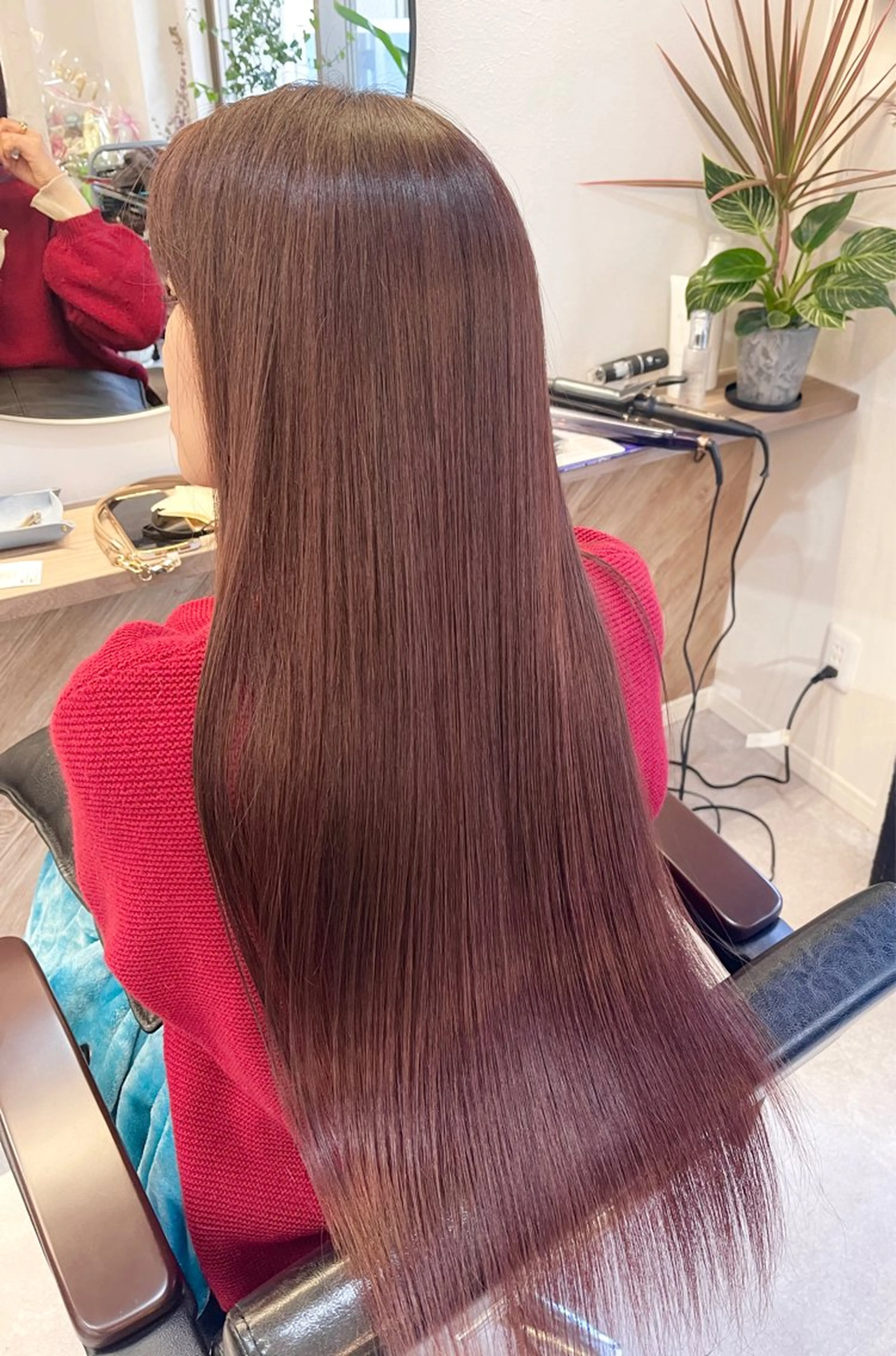 ロング カラー 髪質改善で 憧れの潤艶美髪にのヘアスタイル