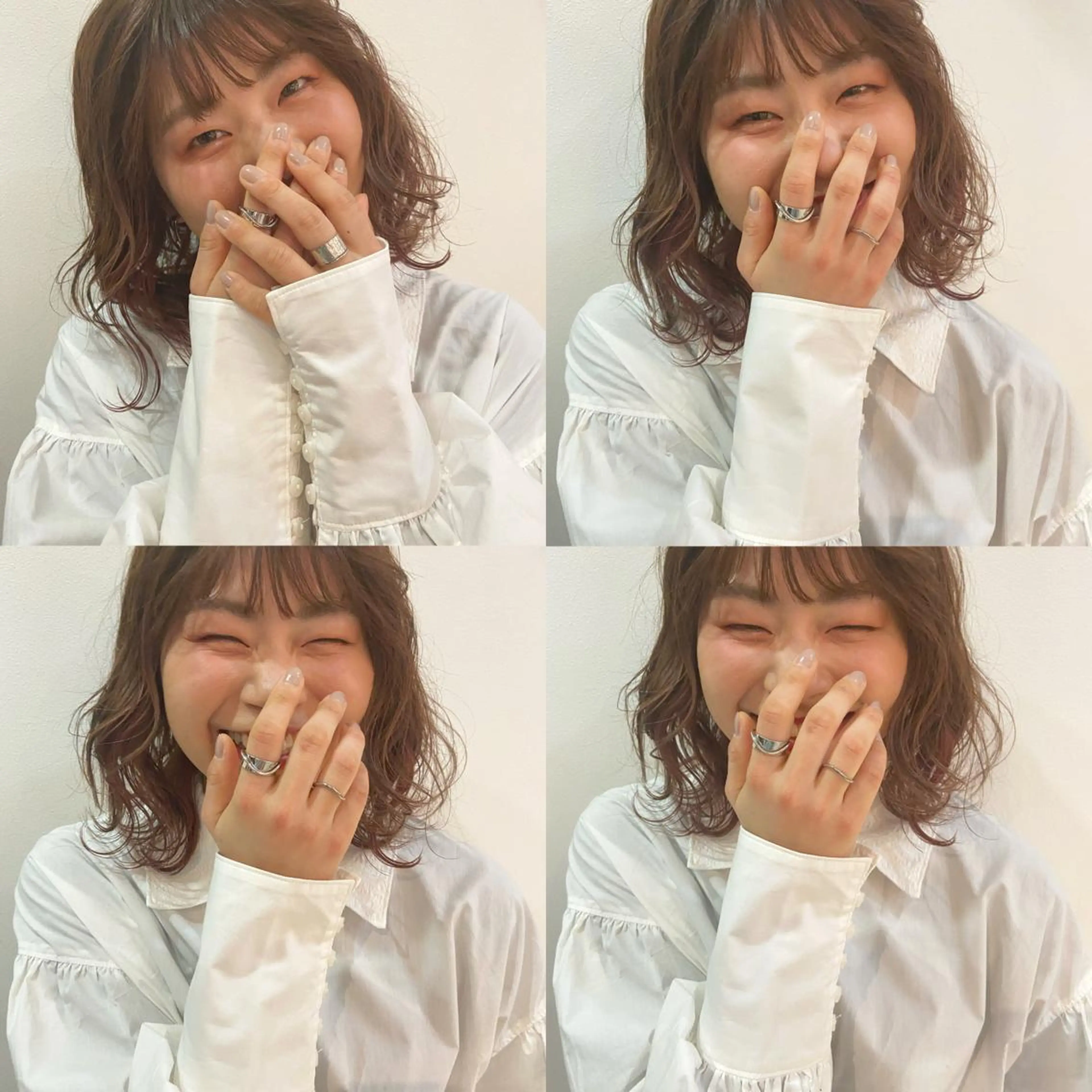 ミディアム 小玉 杏華のヘアスタイル