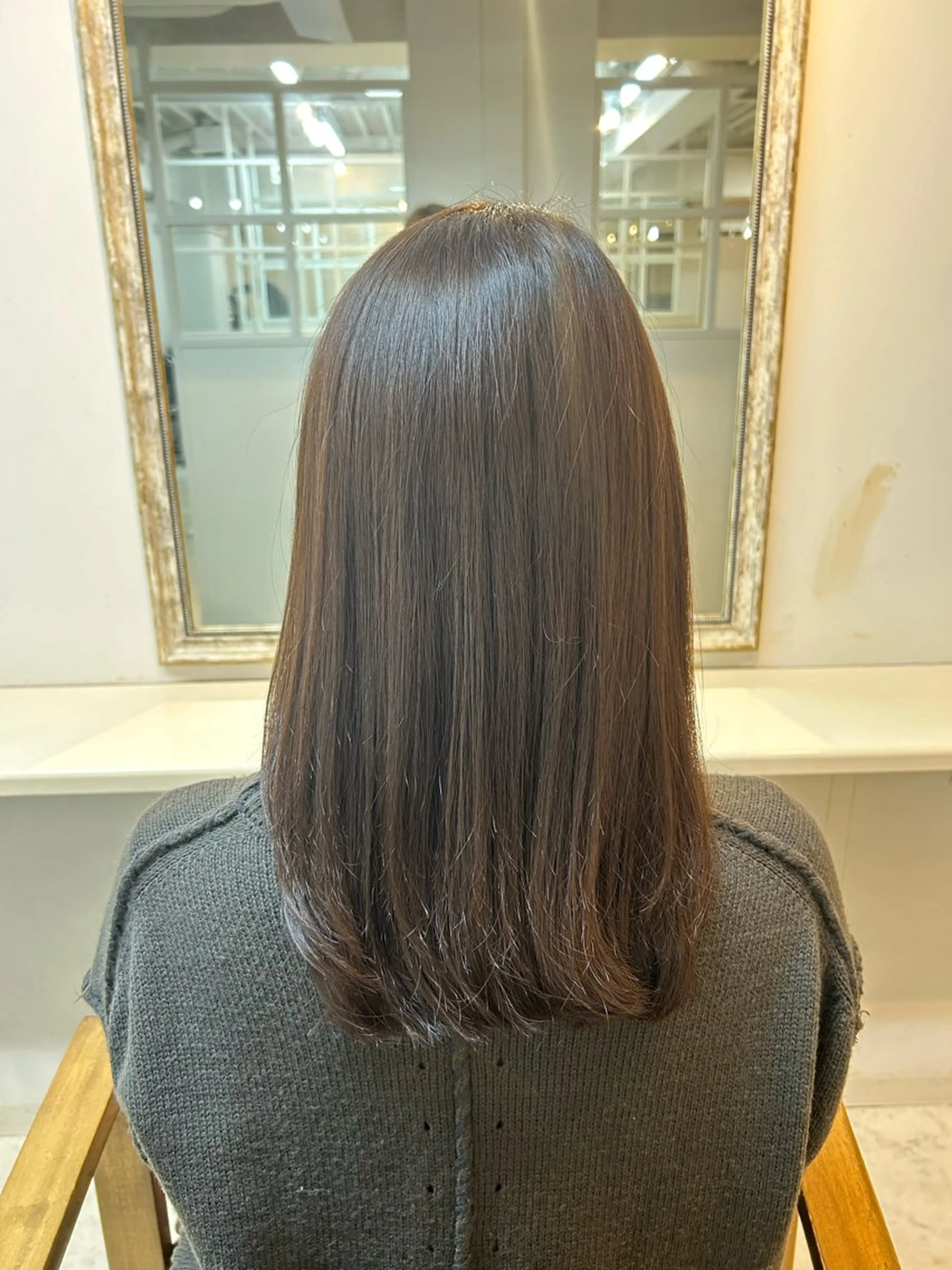 ミディアム 縮毛矯正 トリートメント 【髪質改善】Cyan 中村ちゅんみのヘアスタイル