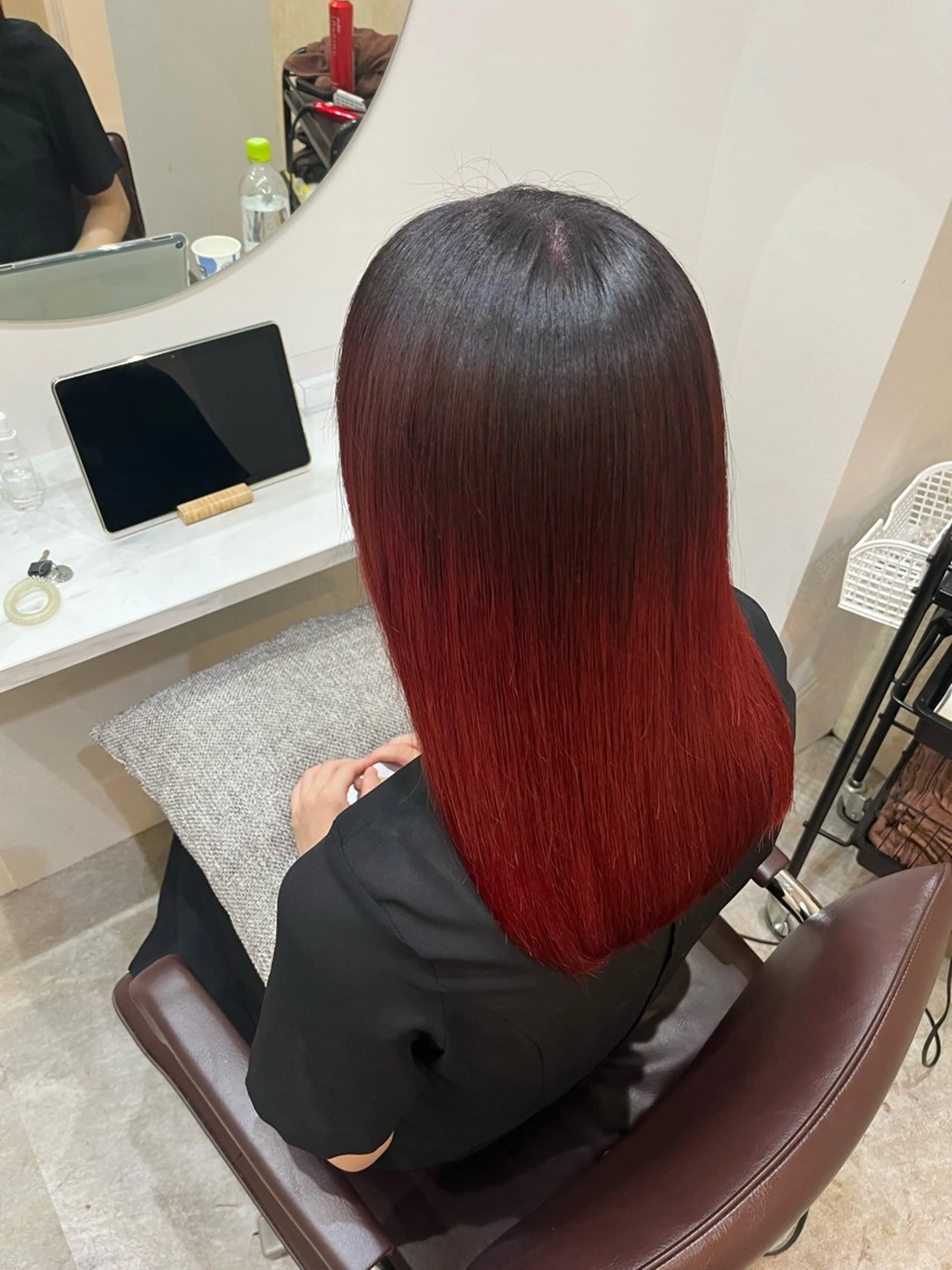 セミロング カラー カット ヘアカラー トリートメント 【髪質改善　艶髪】 布川　莉穂のヘアスタイル