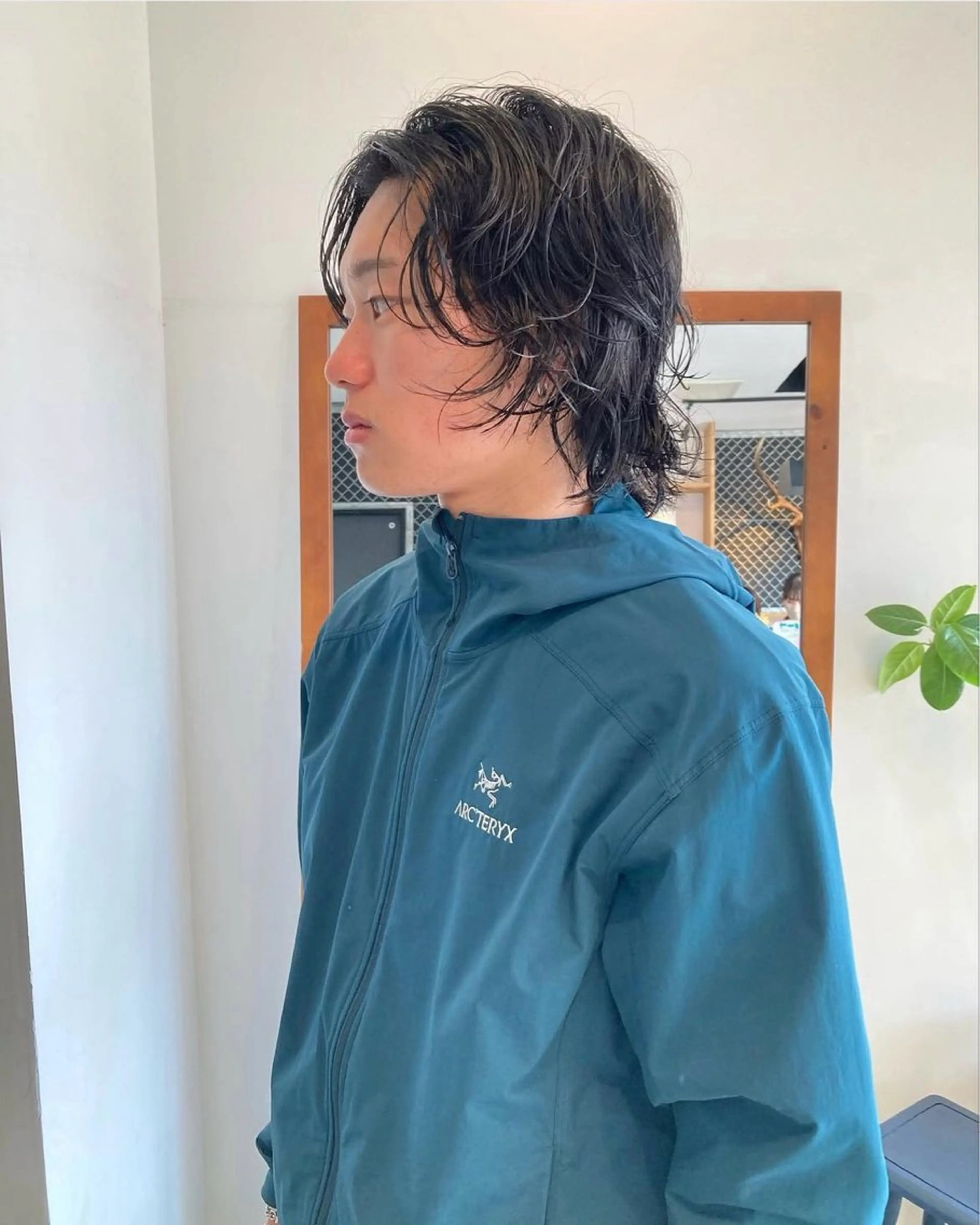 メンズ カット パーマ 浅野 敬亮のヘアスタイル