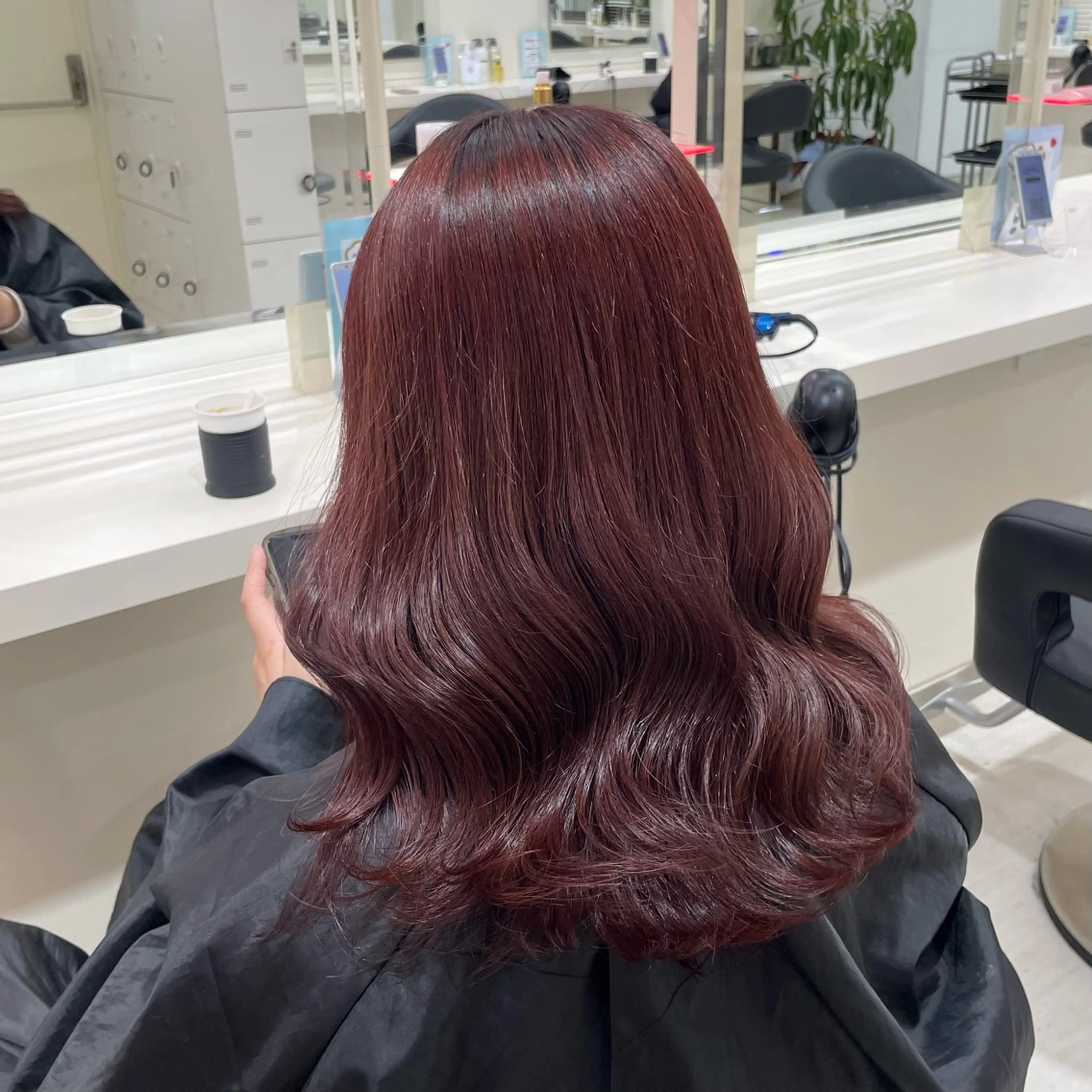 セミロング 🎀🫧透明感 ピンクラベンダー💟のヘアスタイル