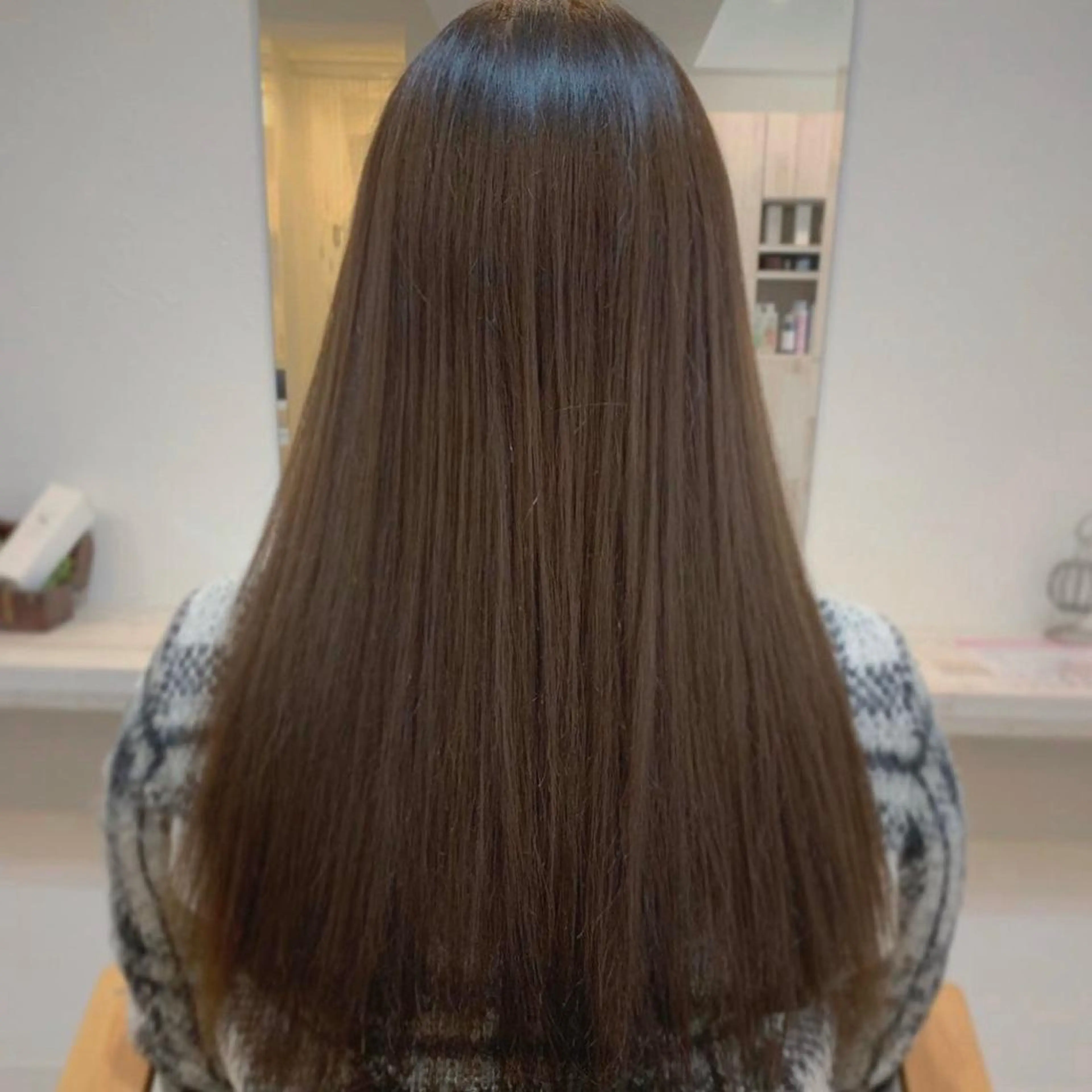 ロング カラー 縮毛矯正 トリートメント m ā l o. マァロのヘアスタイル