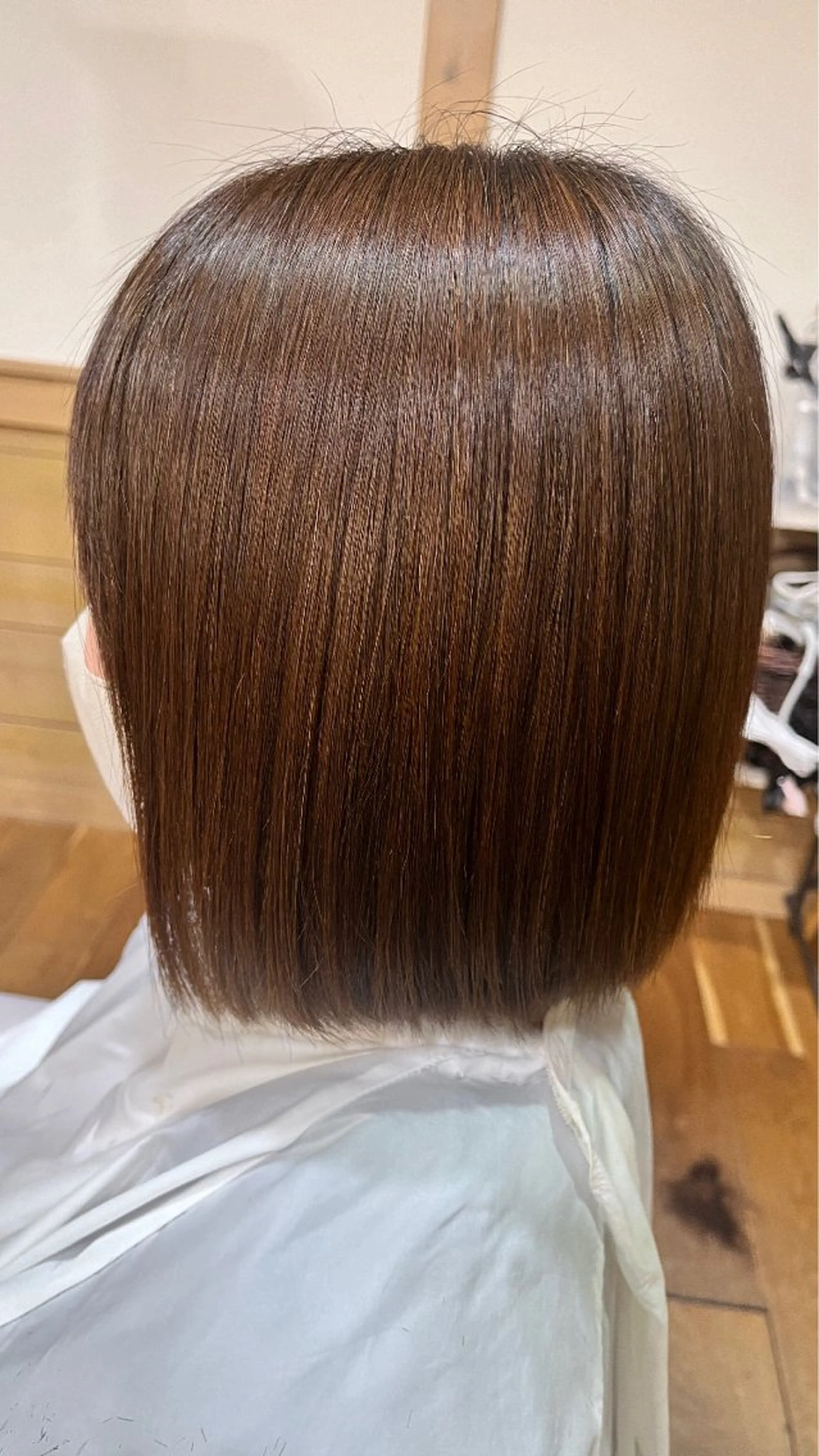 ミディアム 花澤 紗更のヘアスタイル