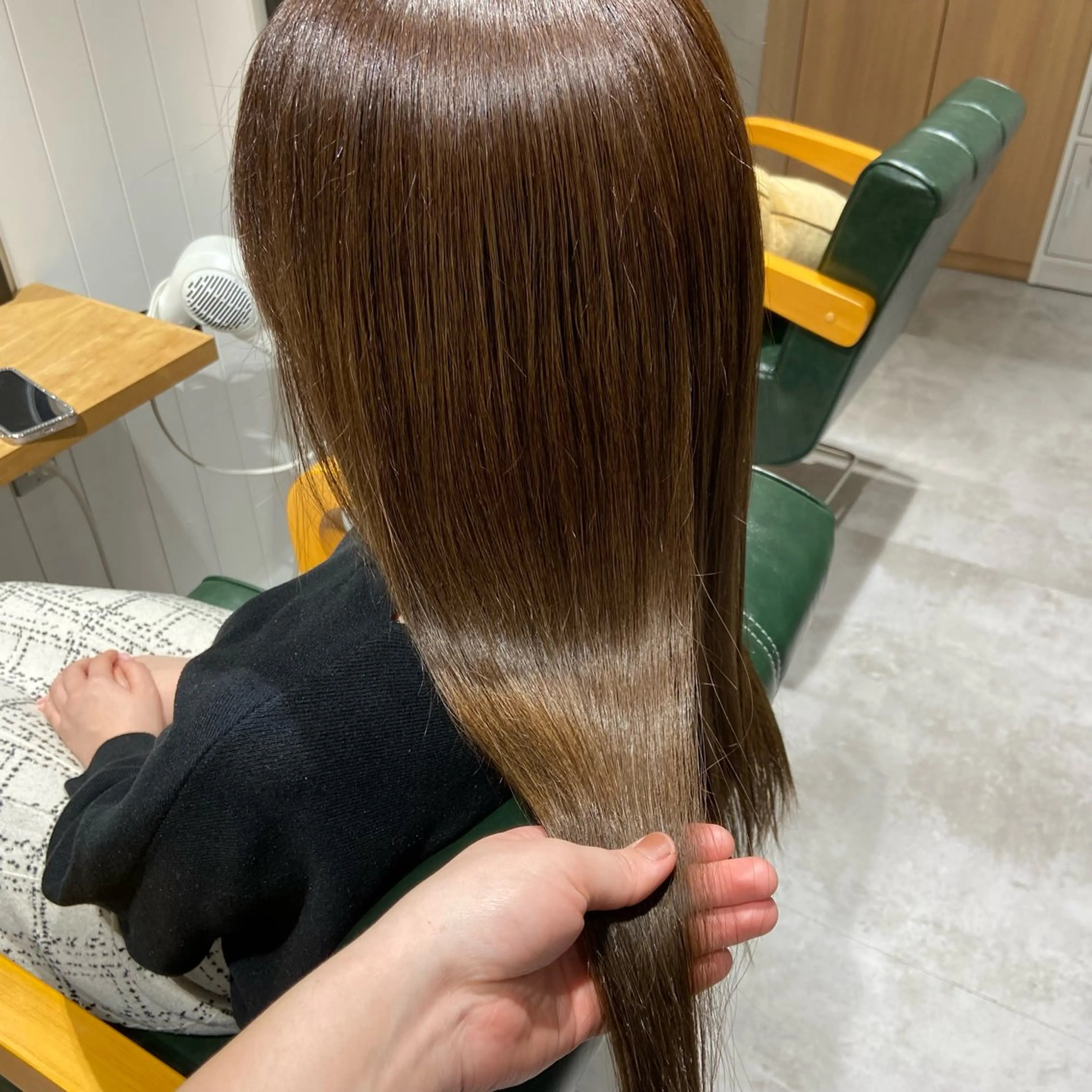 ロング カット ヘアカラー トリートメント 髪質改善資格保持者/ ナツミのヘアスタイル