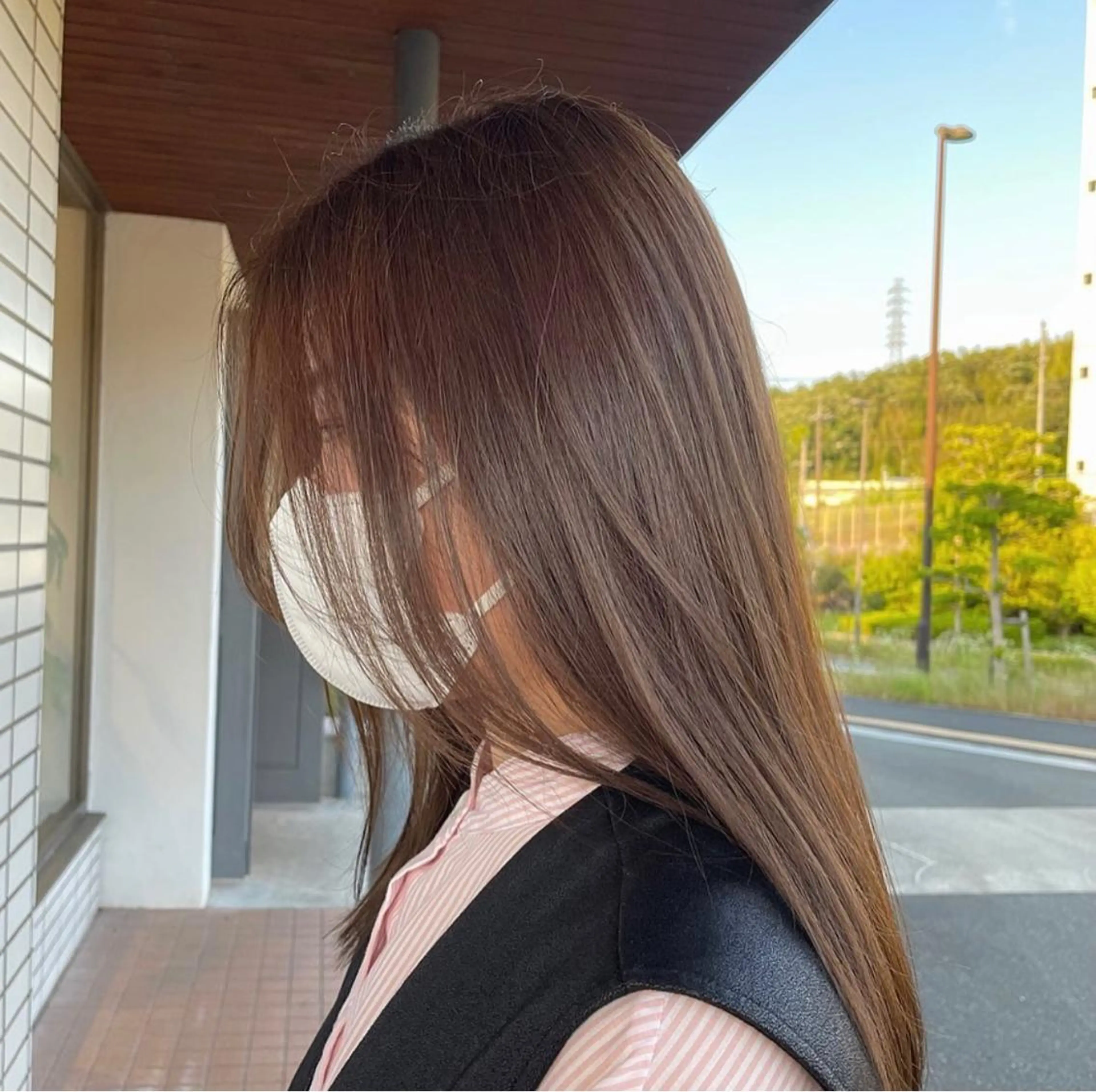 セミロング yu kiのヘアスタイル