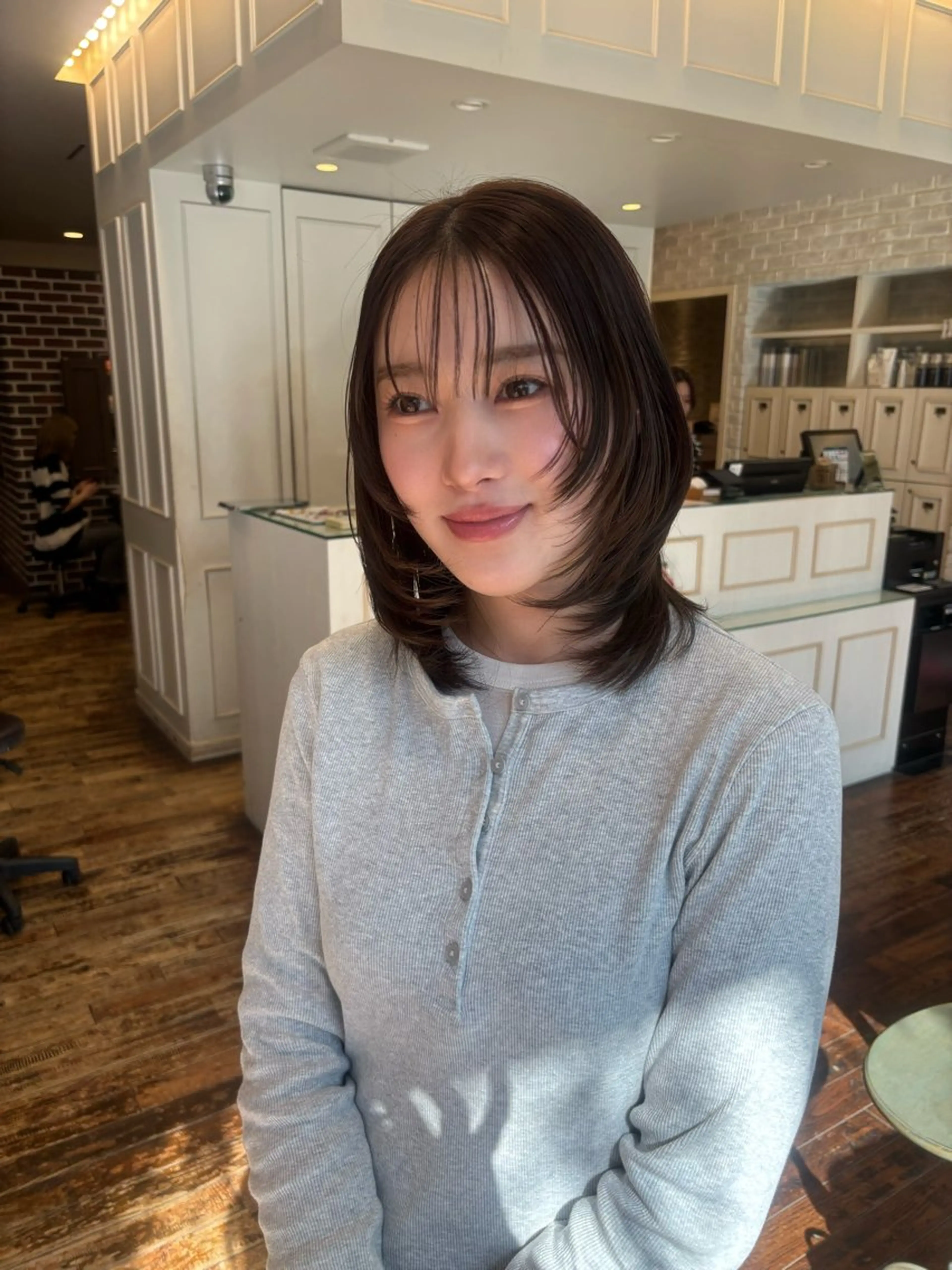 【2回目以降の方】似合わせカット+透明感カラー🧸🤎¥8800の写真