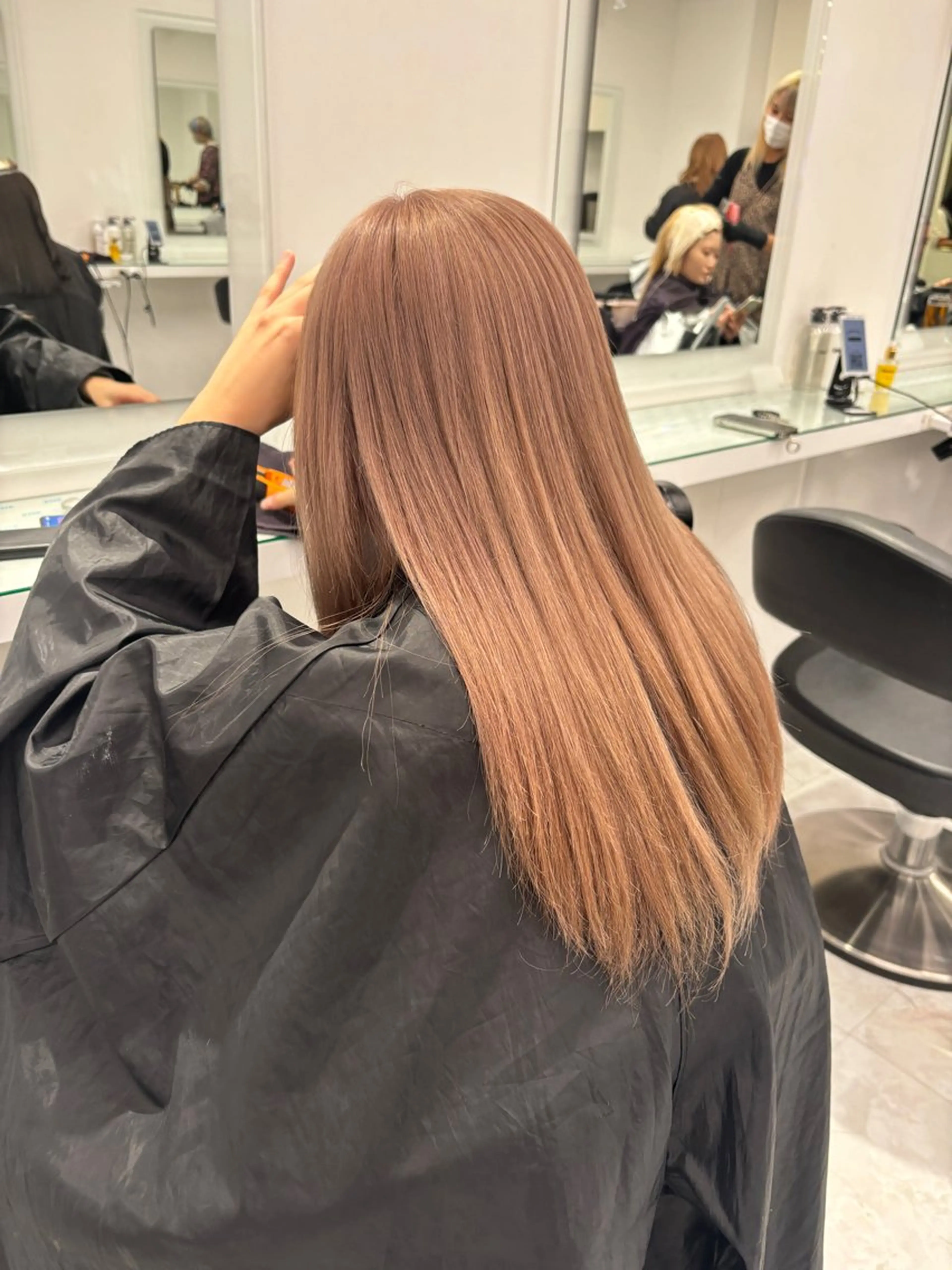 ロング カラー 💖ミルクティー💖 あかり💖のヘアスタイル