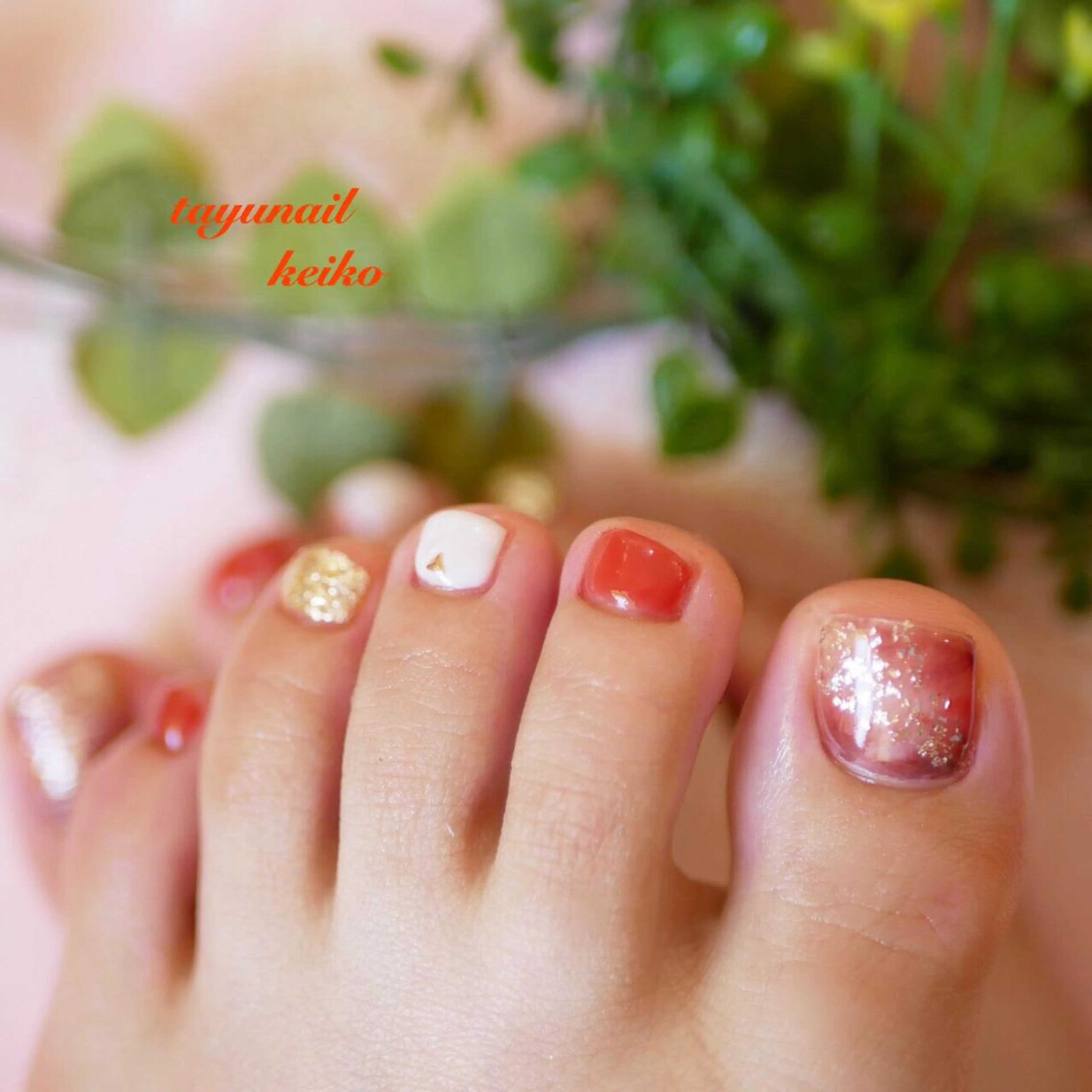 ネイル フットネイル ネイルサロン 【たゆnail】のネイルデザイン