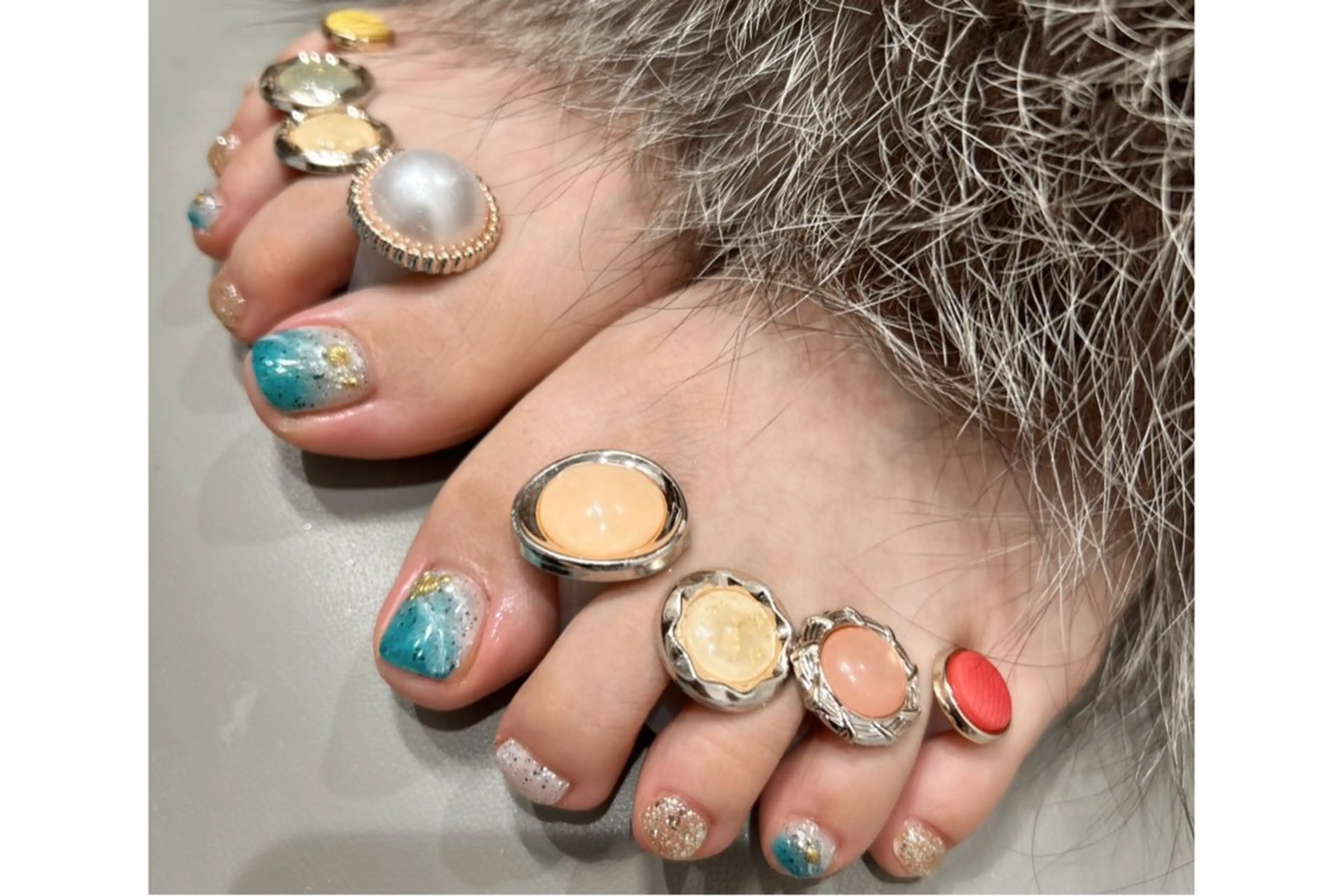 ネイル フットネイル NAIL Salon IP所属・長谷川 奈緒美のネイルデザイン