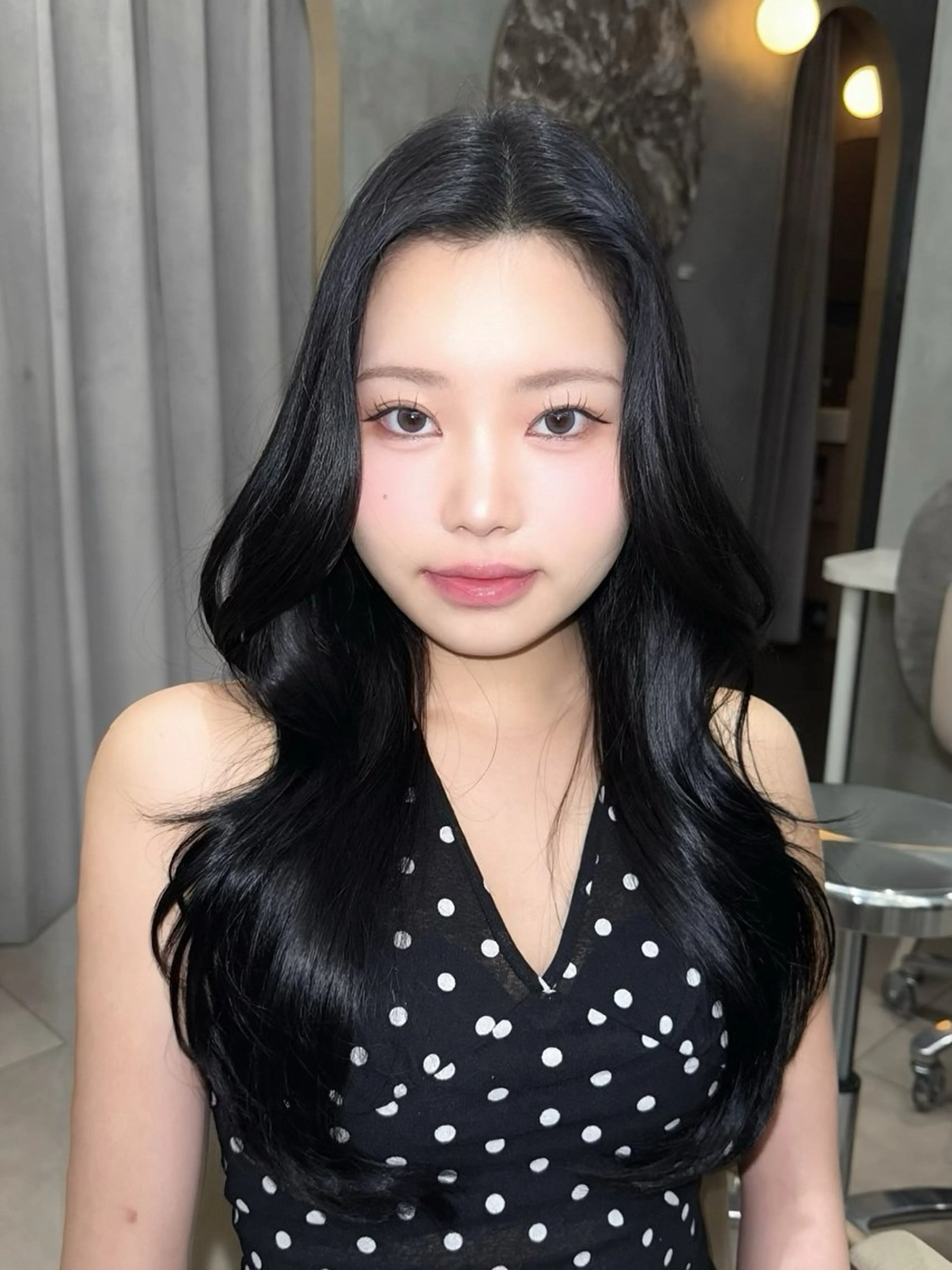 ロング 韓国風ヘア ヘアカラー トリートメント 韓国ヘア 🇰🇷 natsukiのヘアスタイル