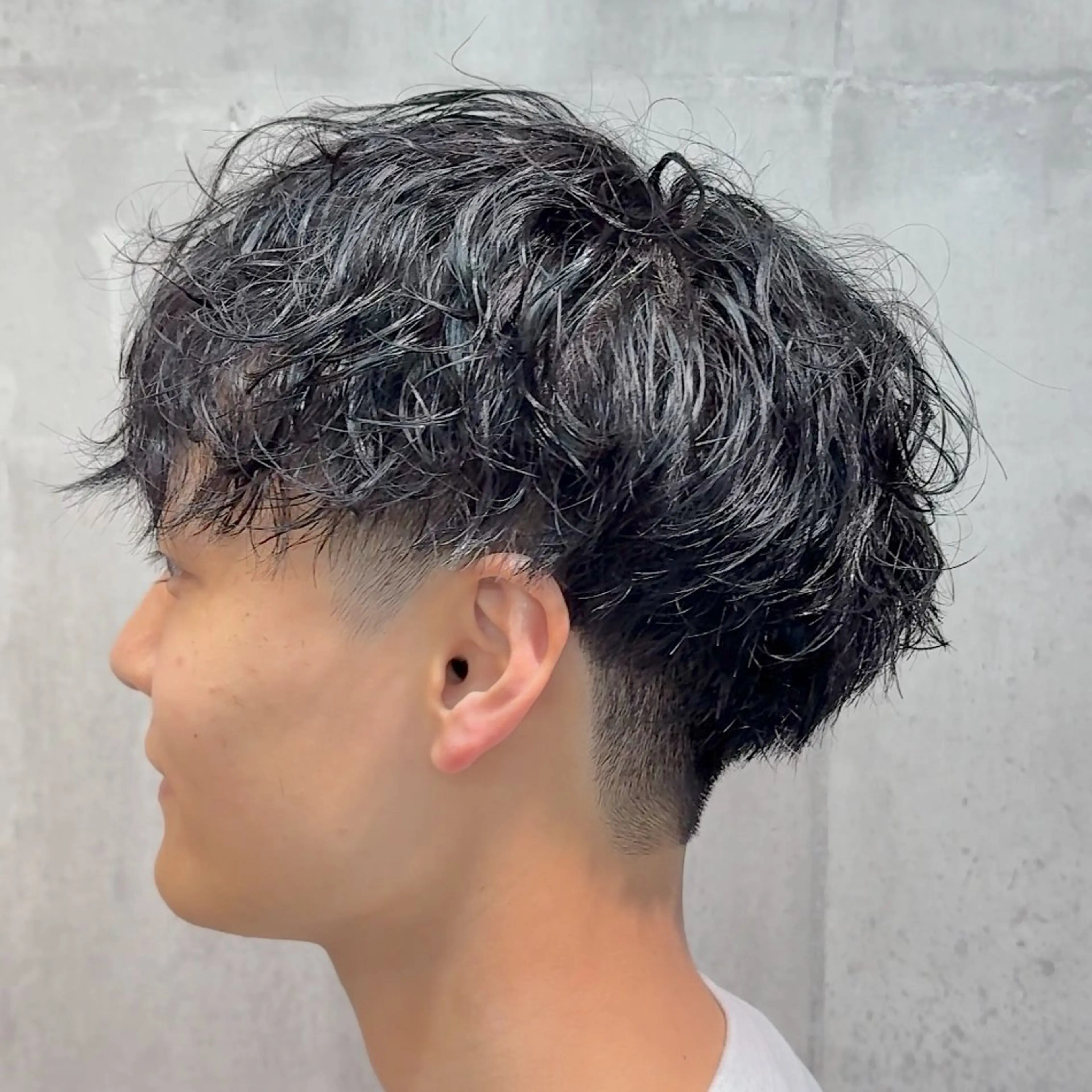 ショート パーマ ヘアアレンジ メンズ MENIN メンズ サロン　望月　涼太のヘアスタイル