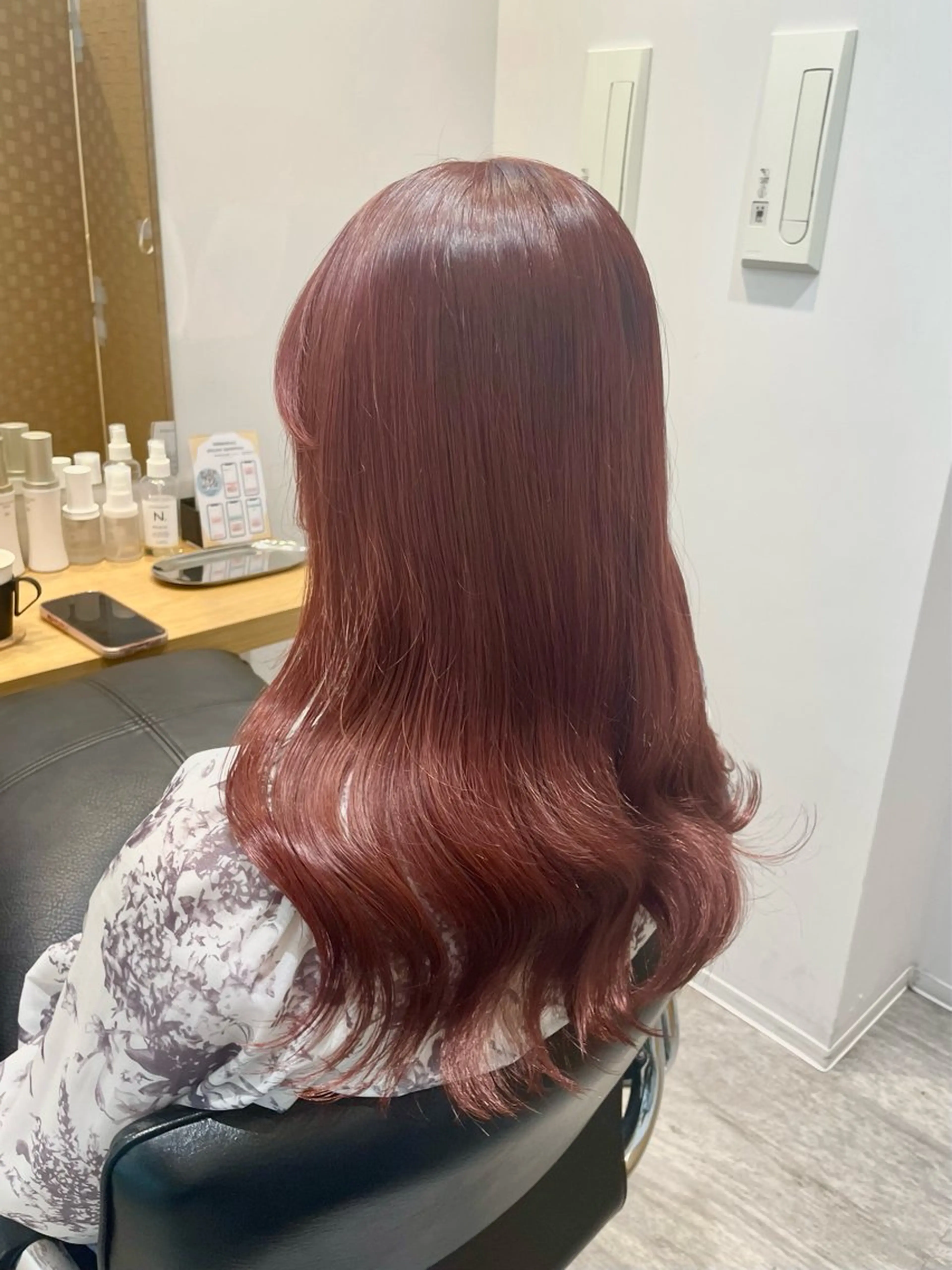 ロング カラー カット ヘアカラー トリートメント Jr.stylist 彩乃のヘアスタイル