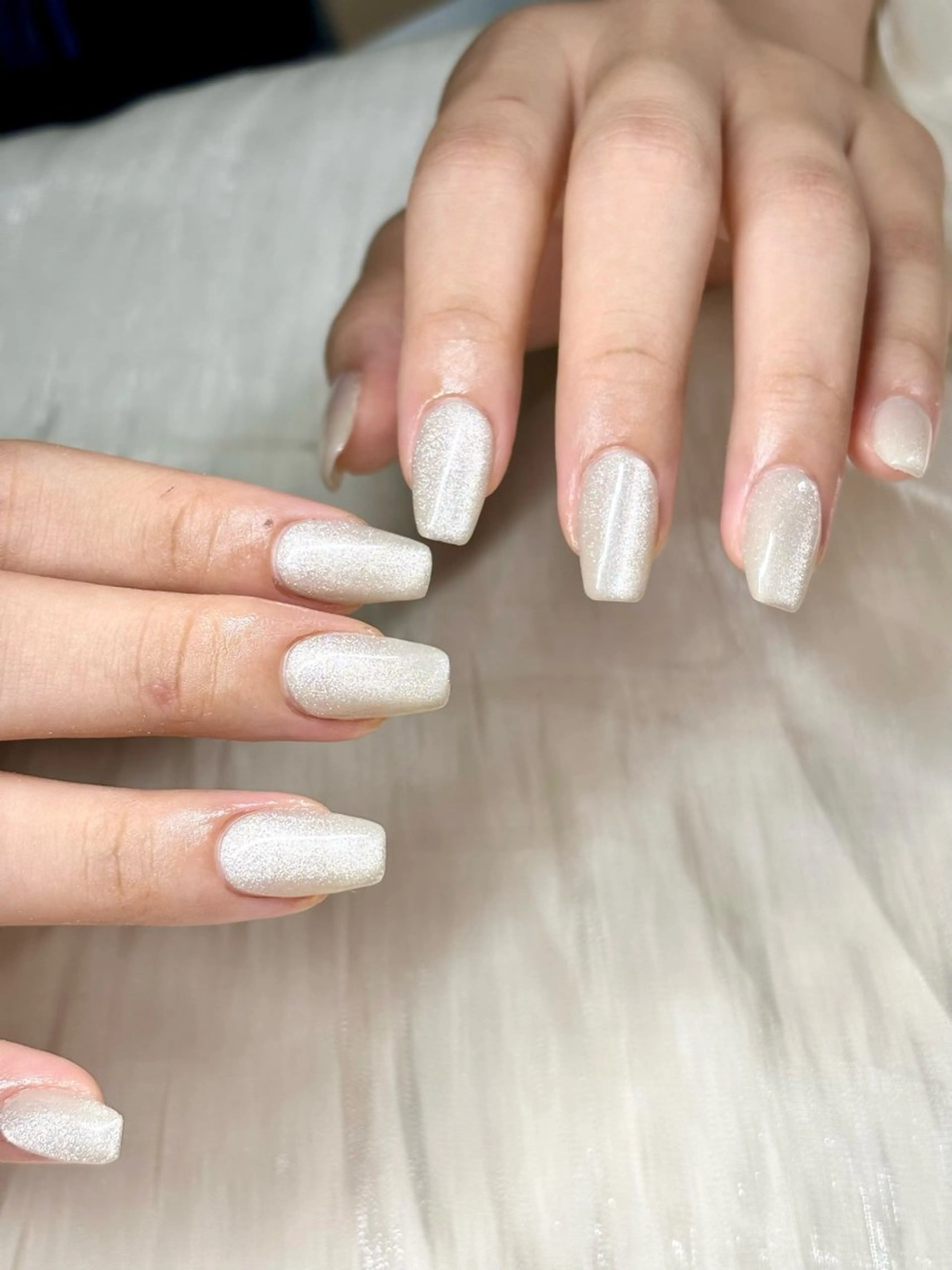 ネイル マグネットネイル ワンカラーネイル ネイルチップ ハンドネイル ETE LUNA NAILのネイルデザイン