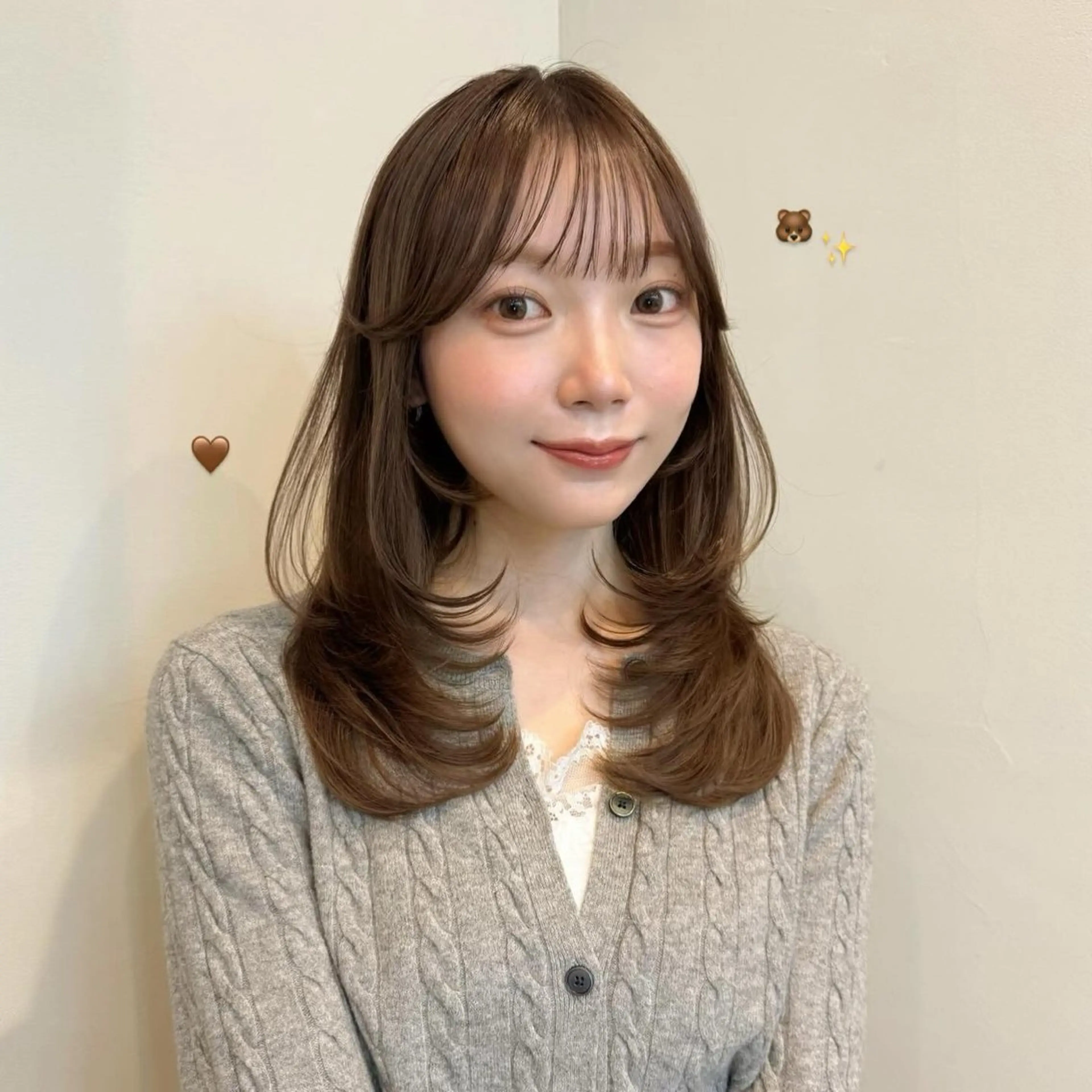 ミディアム レイヤーカット ボブ/レイヤー /sora🌙✨️のヘアスタイル