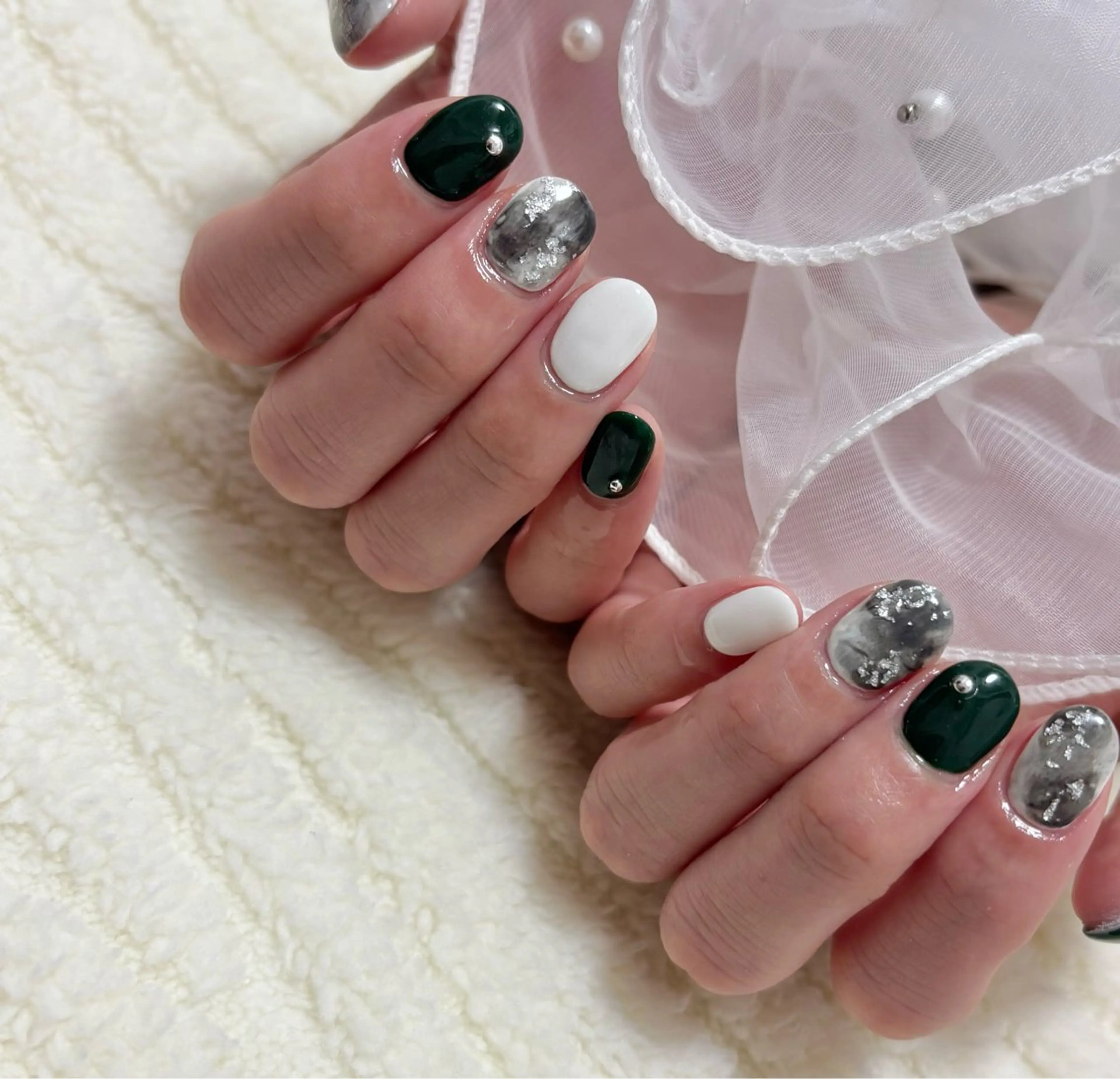 ネイル ニュアンスネイル わたなべ さやかのネイルデザイン