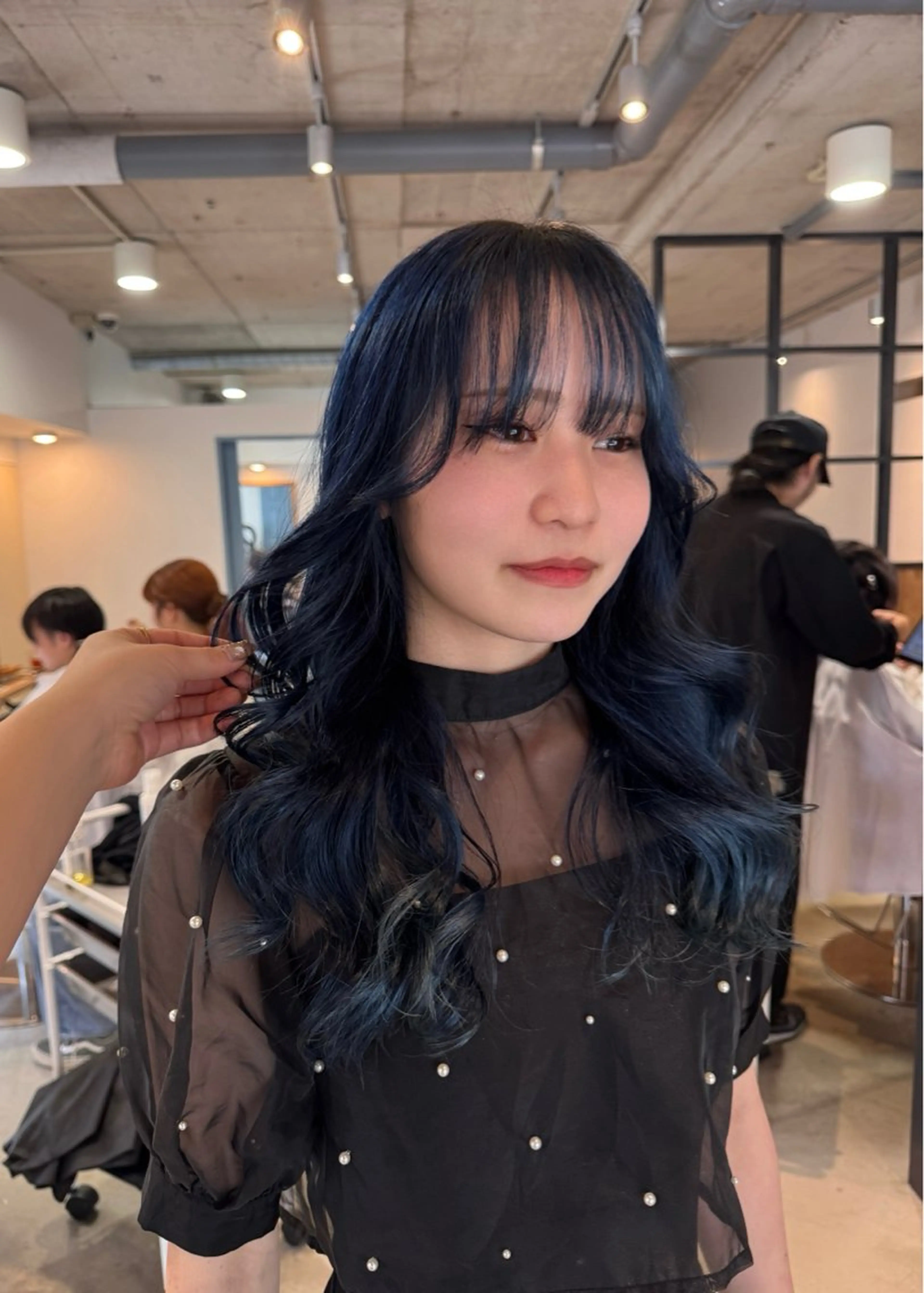 ロング カラー レイヤーカット 大名　sakiのヘアスタイル