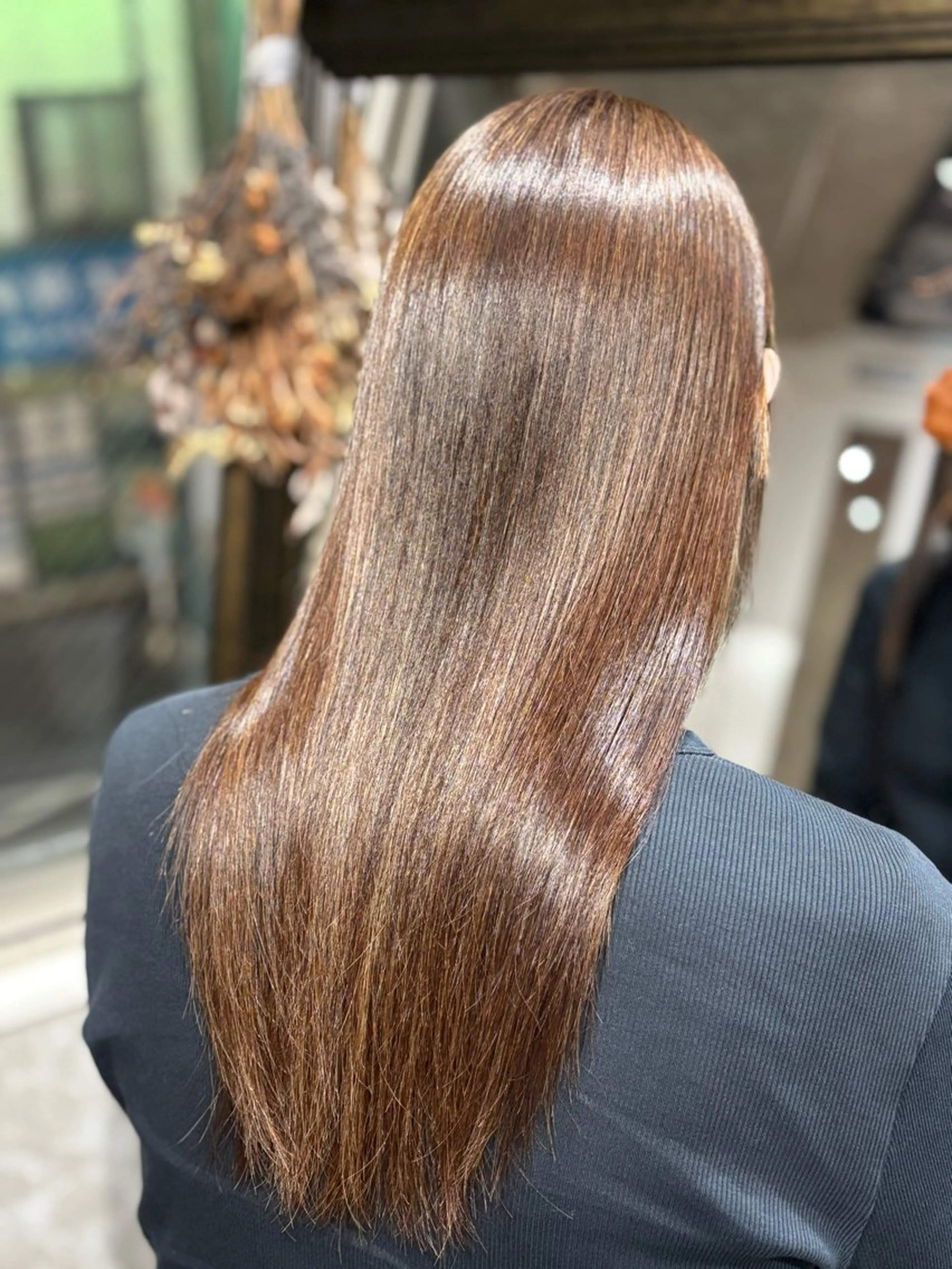 ロング 縮毛矯正 トリートメント GO GOOD.髪質 改善艶カラー小宮拓海のヘアスタイル