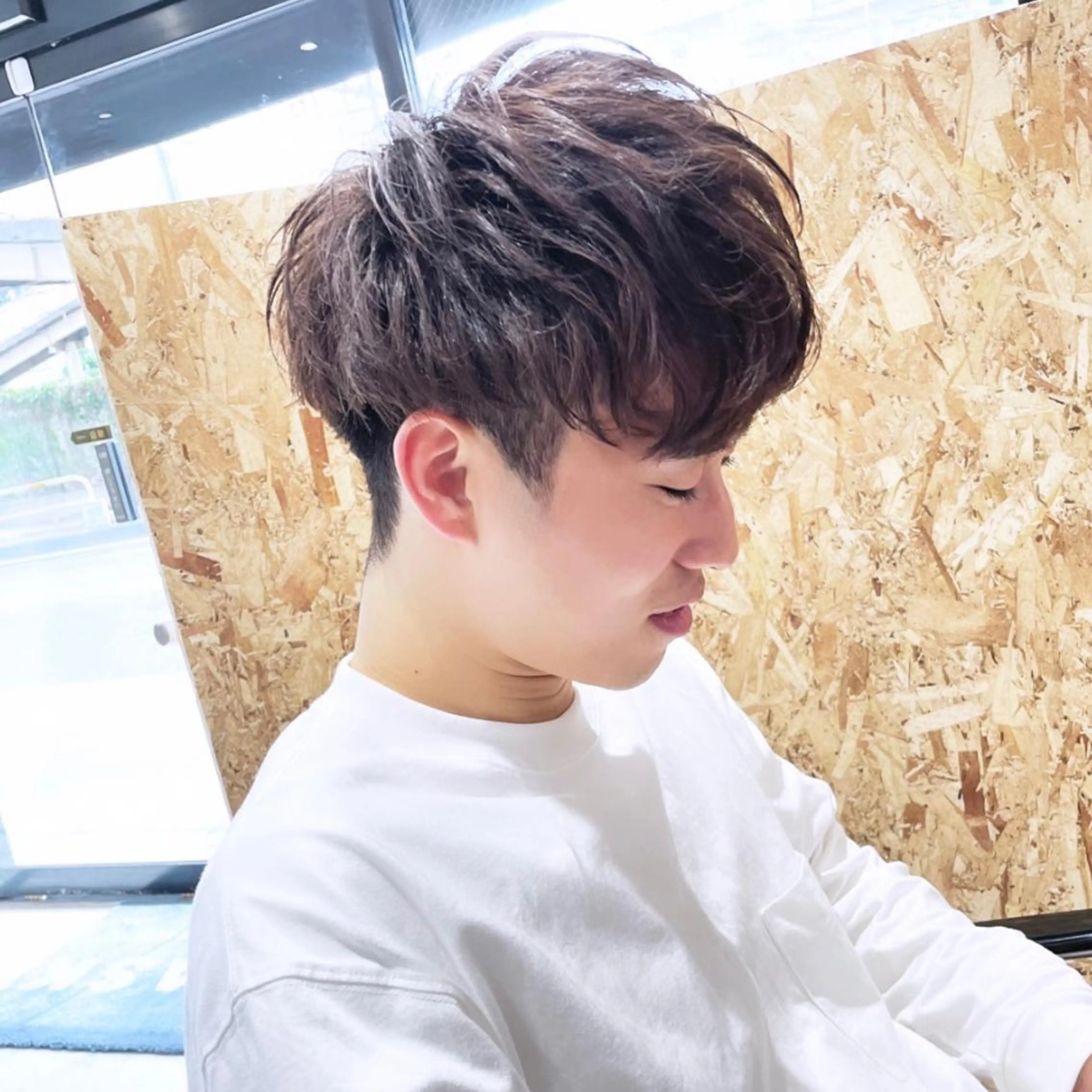 メンズ メンズパーマ 波巻きパーマ 🦋韓国系指名No1 店長/圓山 祐也🦋のヘアスタイル