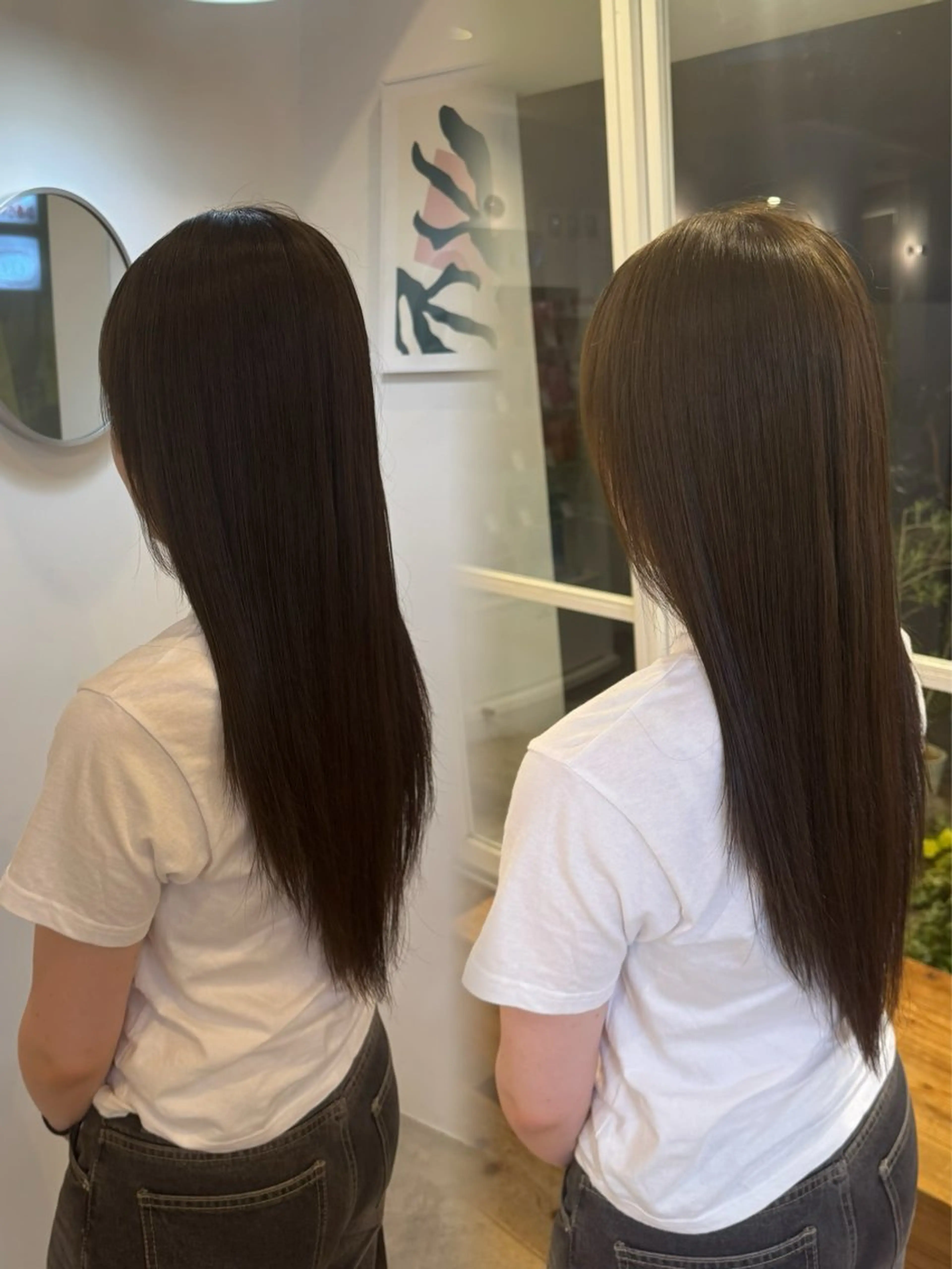 ロング カラー ベージュカラー オリーブベージュ カット ヘアカラー 【YARD.】橋本 稀乃のヘアスタイル