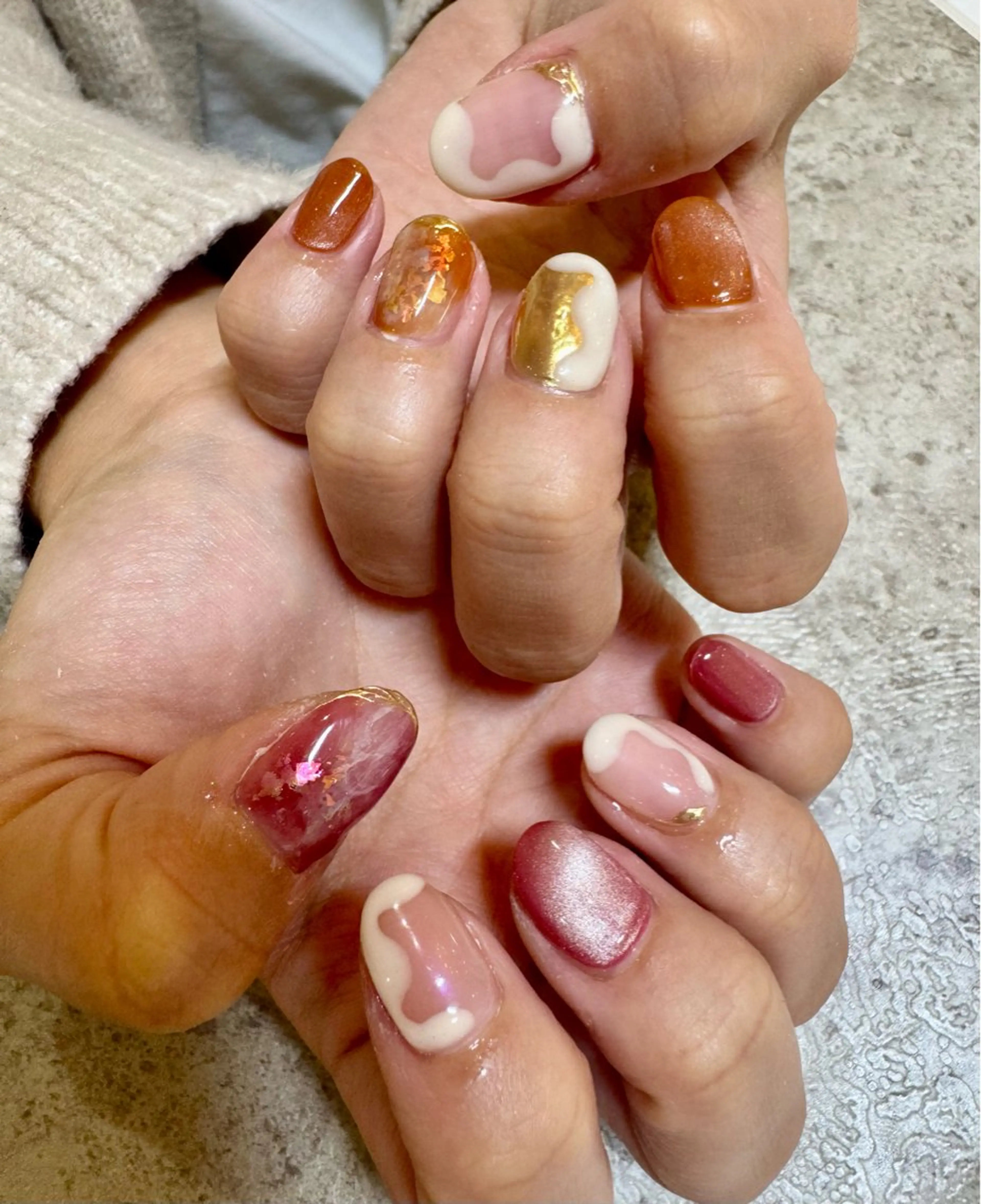 ネイル ハンドネイル nailist kanae🦖のネイルデザイン