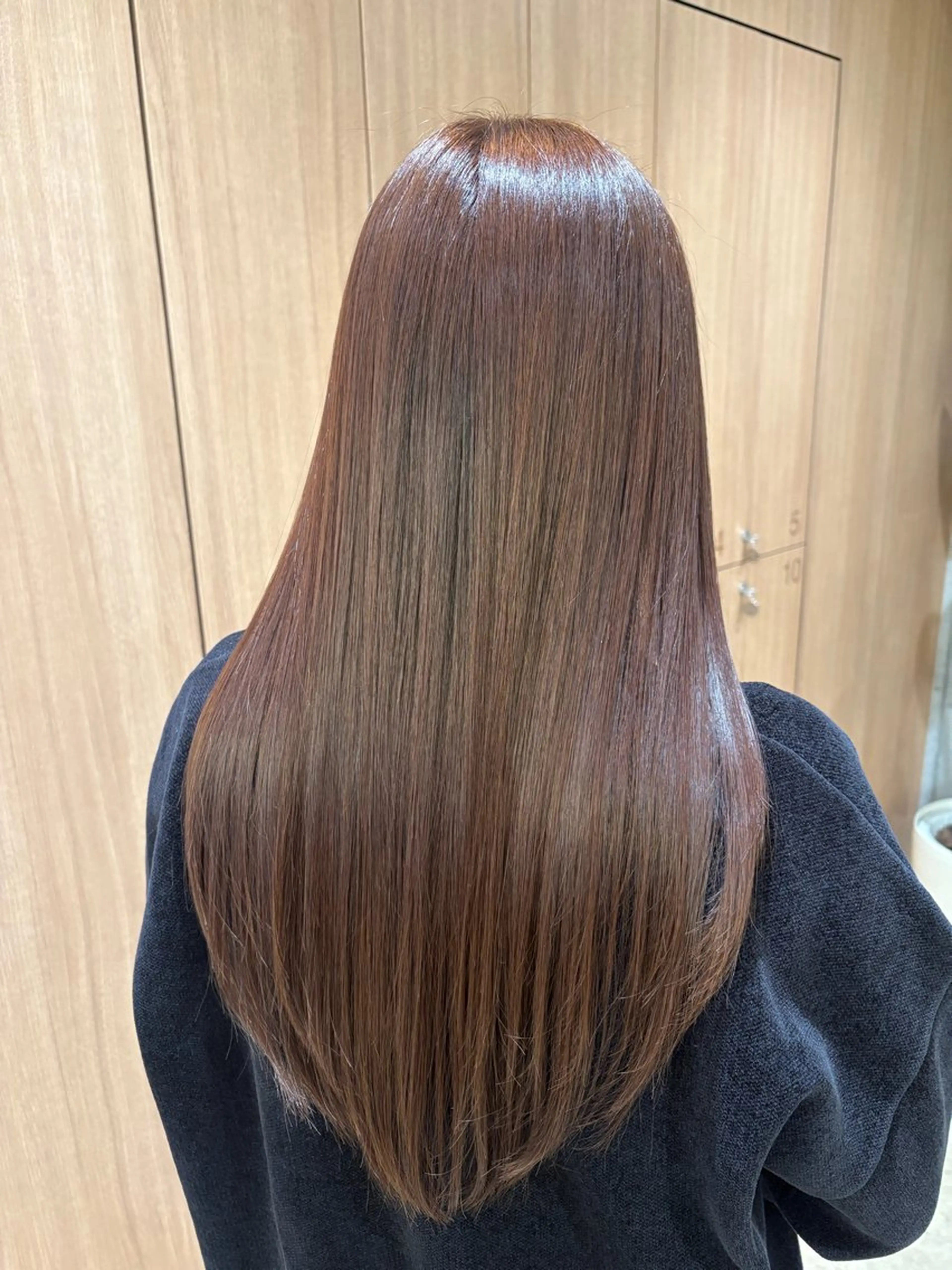 ロング 縮毛矯正 縮毛矯正 こぐれ みさきのヘアスタイル