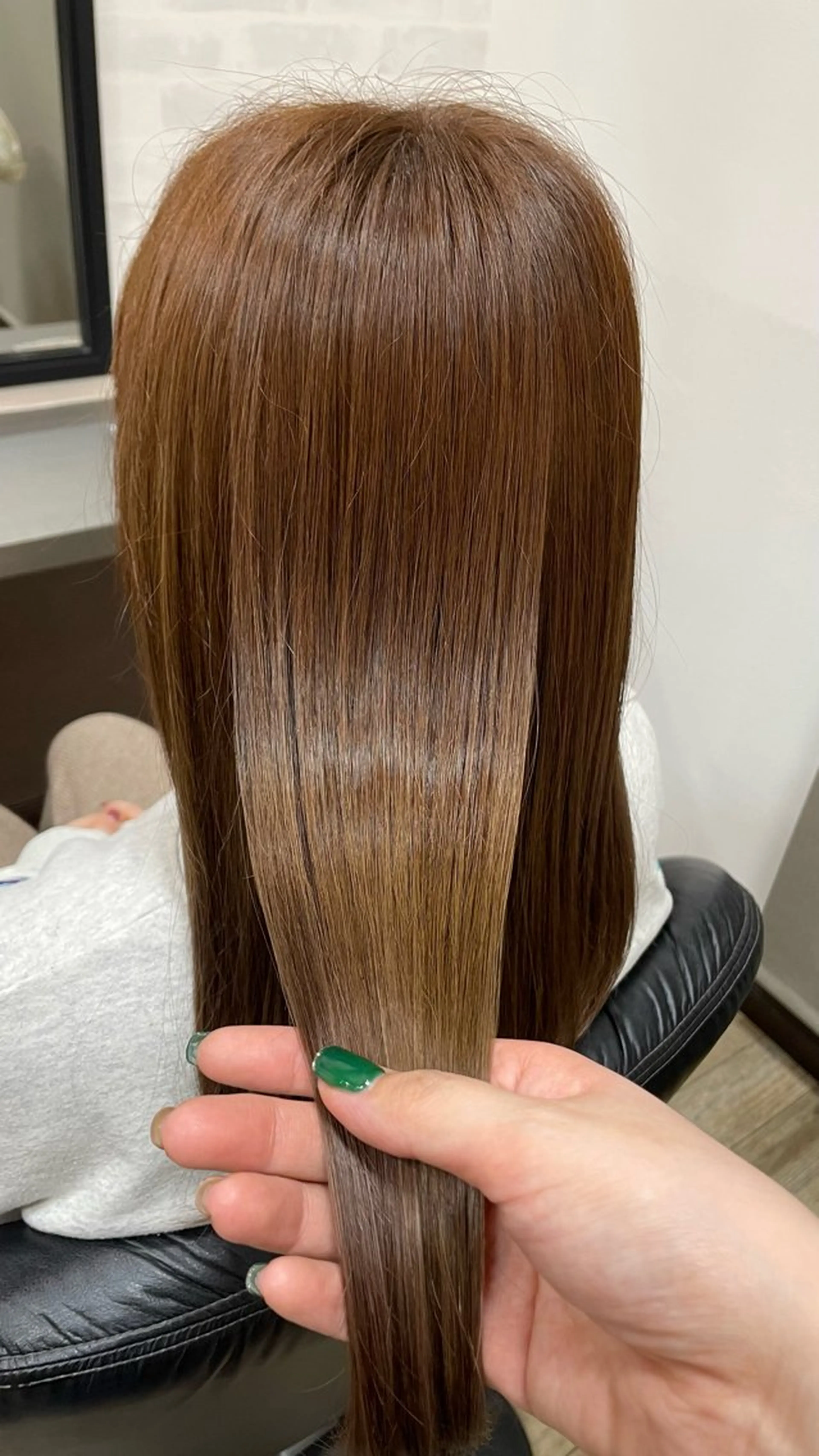 ミディアム カラー ベージュカラー ピンクカラー SHEERIE🌿 阿部羽玖のヘアスタイル