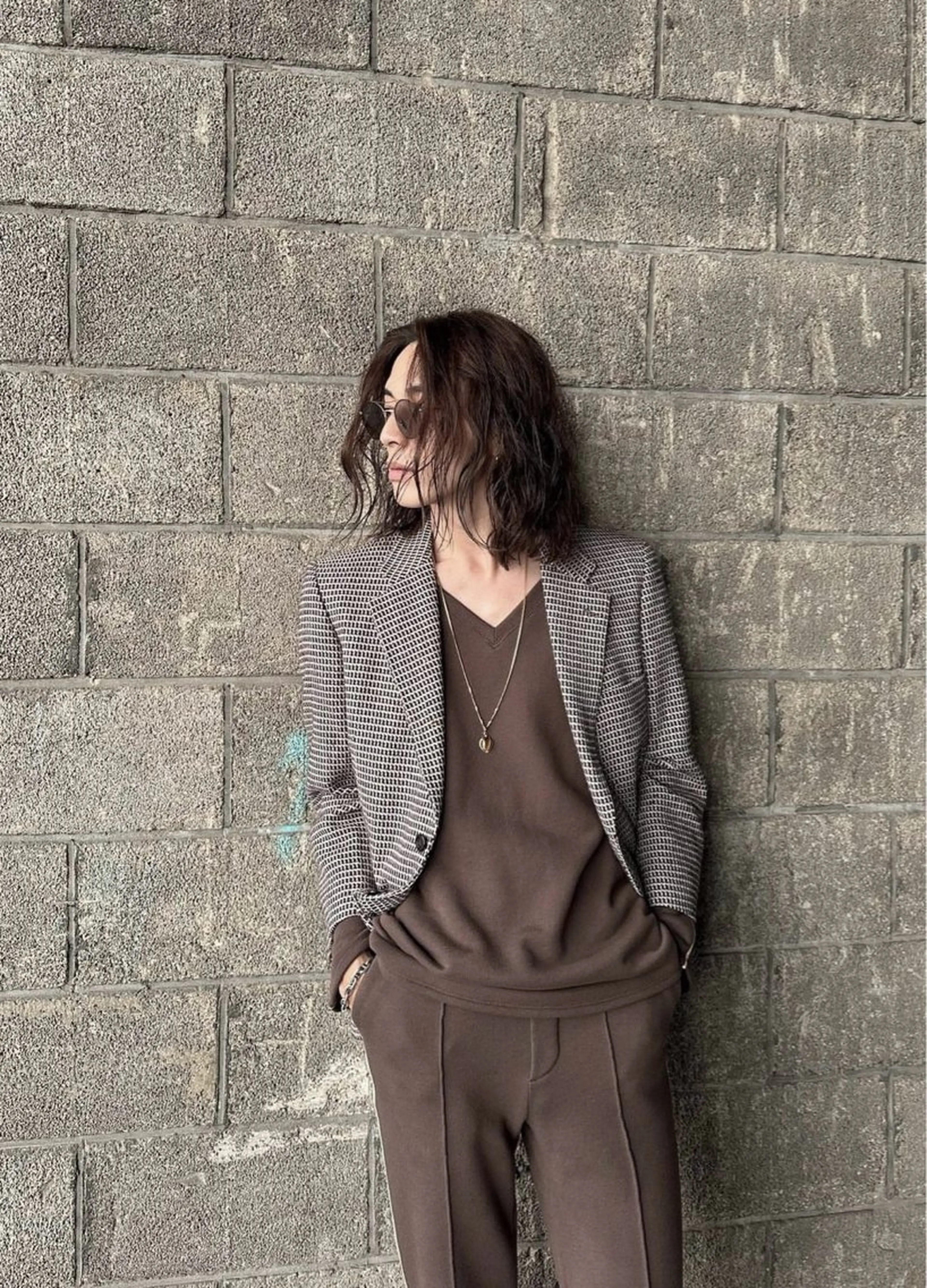 ロング パーマ メンズ カット パーマ RACCOON.TOKYO 渋谷店所属・メンズカット特化🐺 ウルフ[店長]置塩祥のヘアスタイル