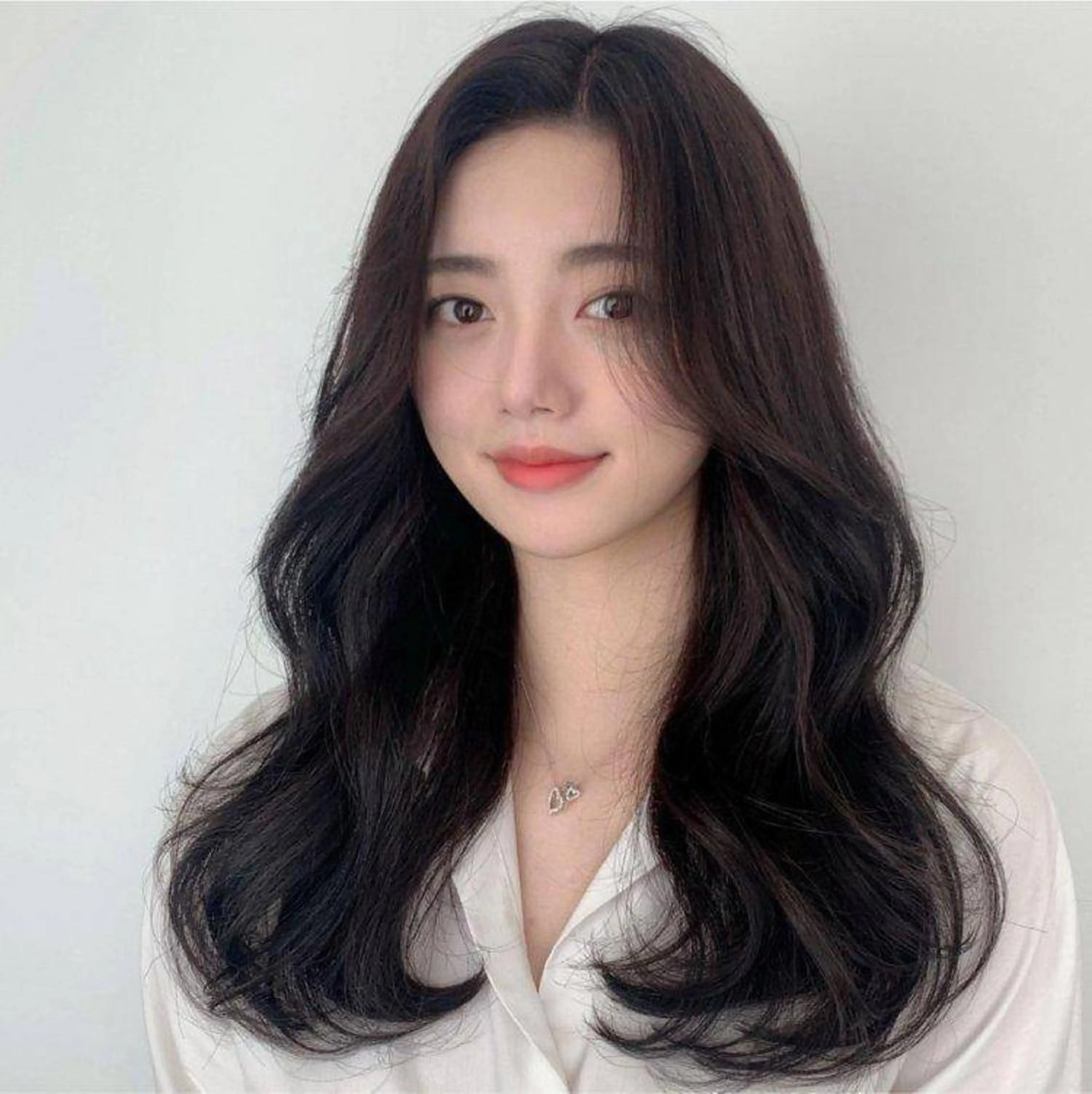 セミロング 韓国特化🇰🇷 エクステのヘアスタイル