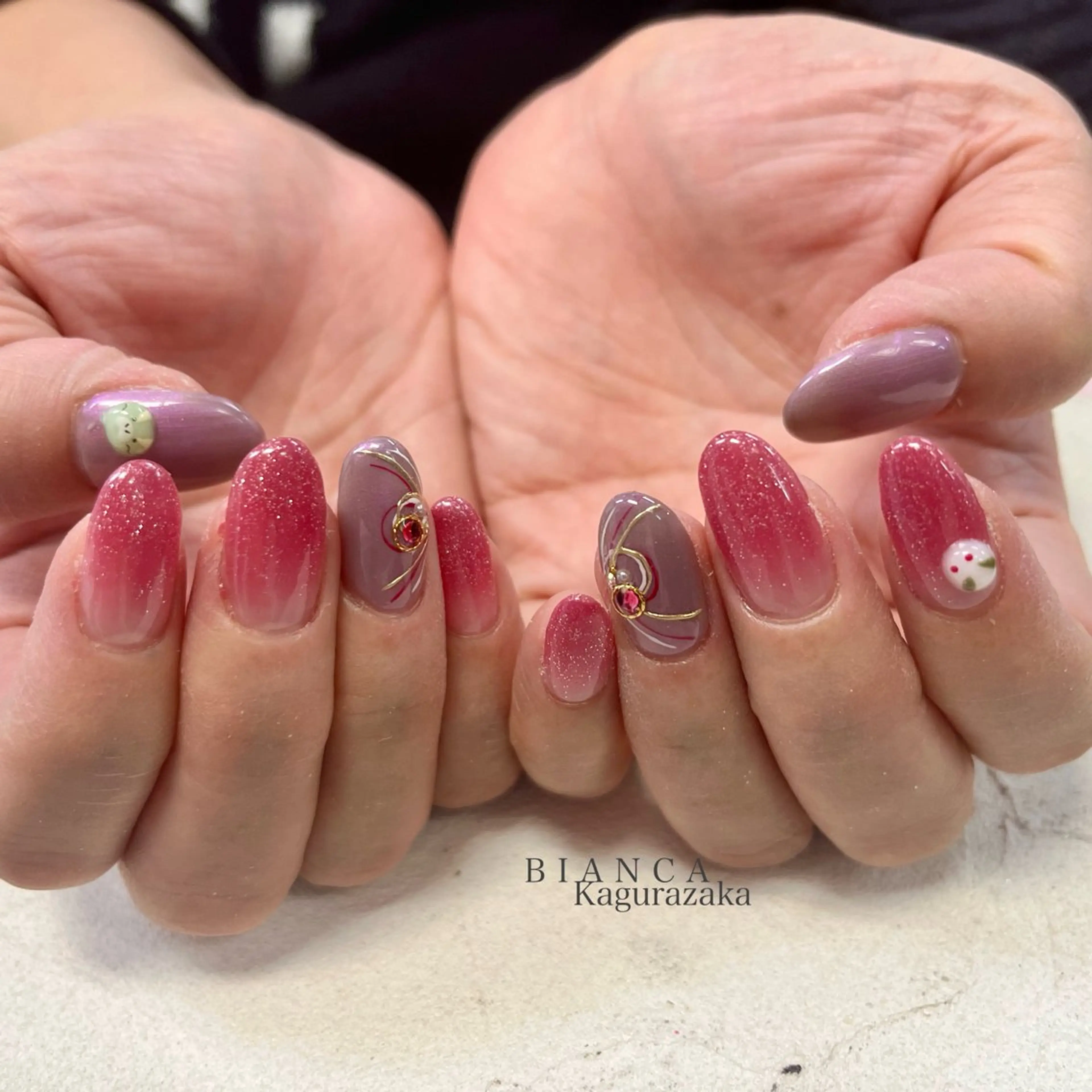 ネイル ハンドネイル ハンドケア BIANCA Ouchidaのネイルデザイン