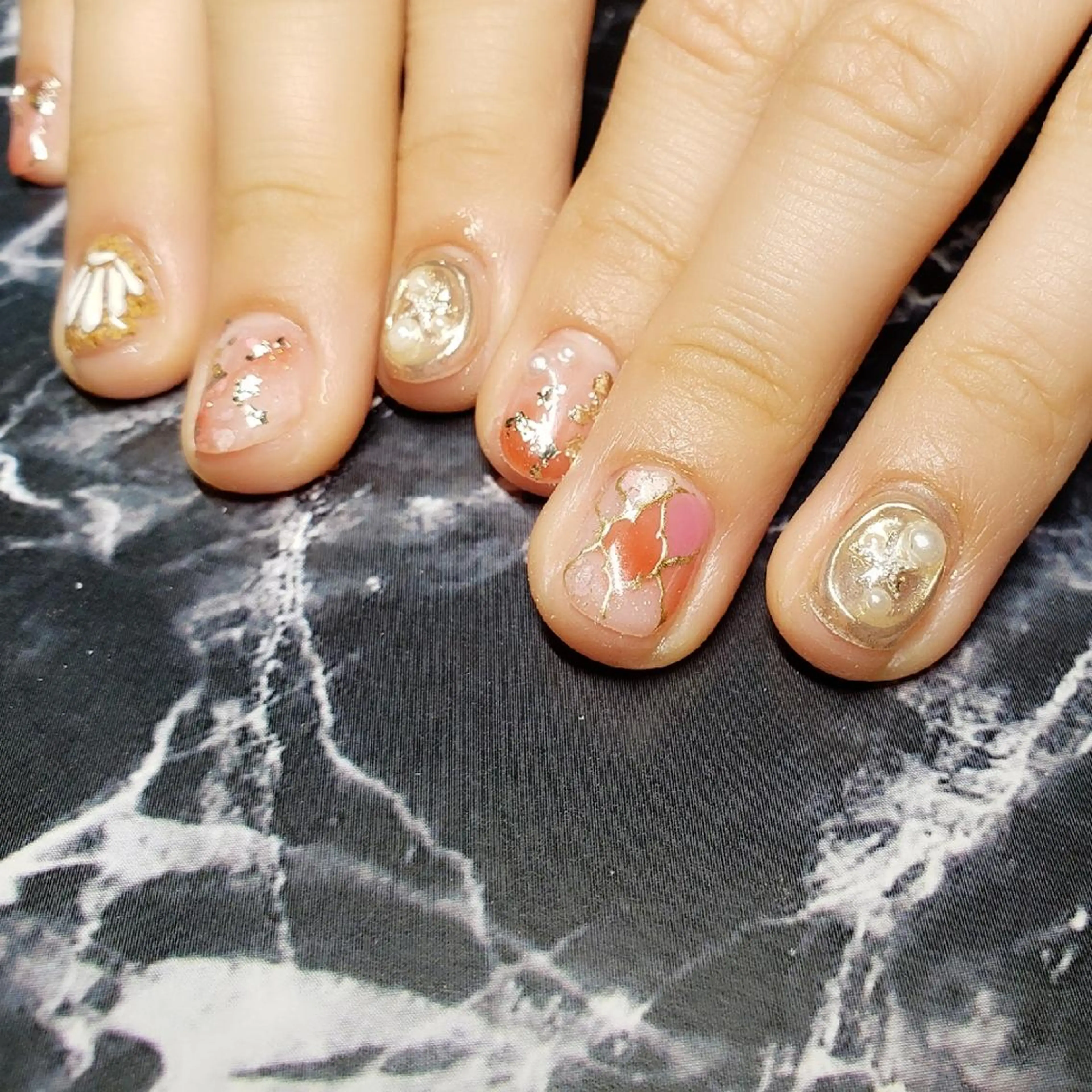 ネイル ショート クロキ 。のネイルデザイン